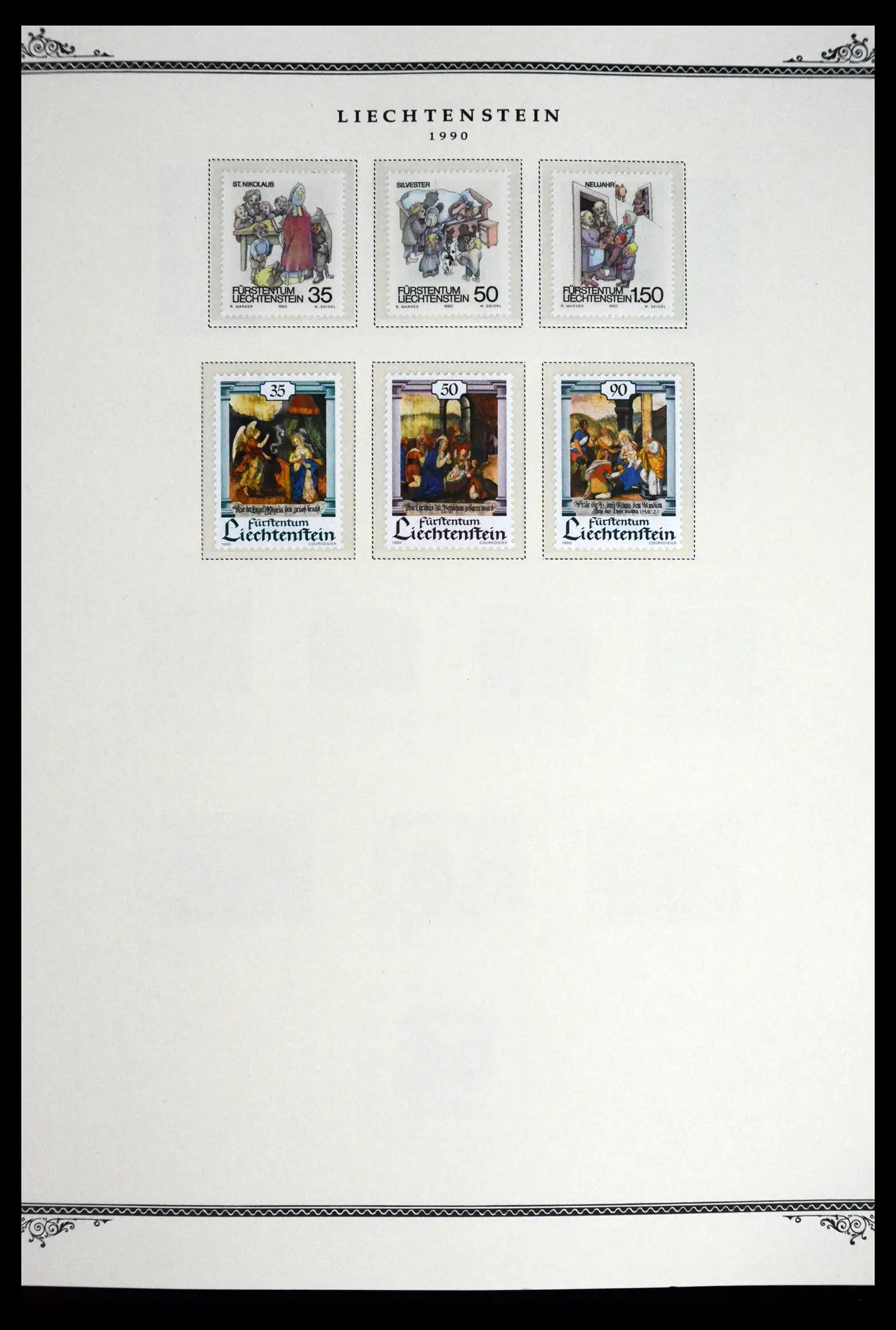 41586 0059 - Stamp collection 41586 Liechtenstein complete 1955-2010.