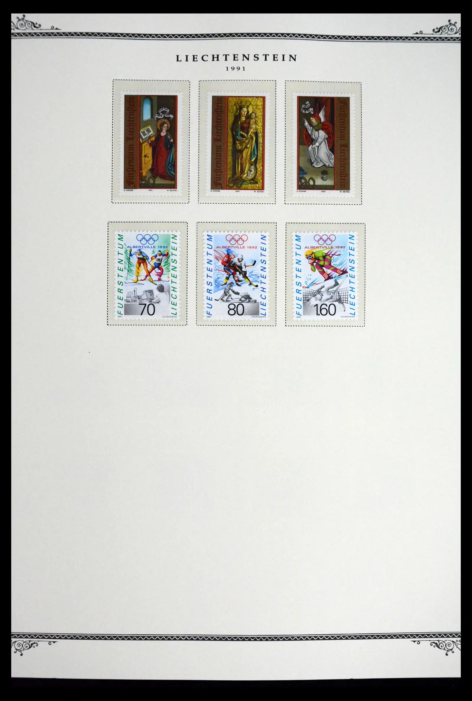 41586 0061 - Stamp collection 41586 Liechtenstein complete 1955-2010.