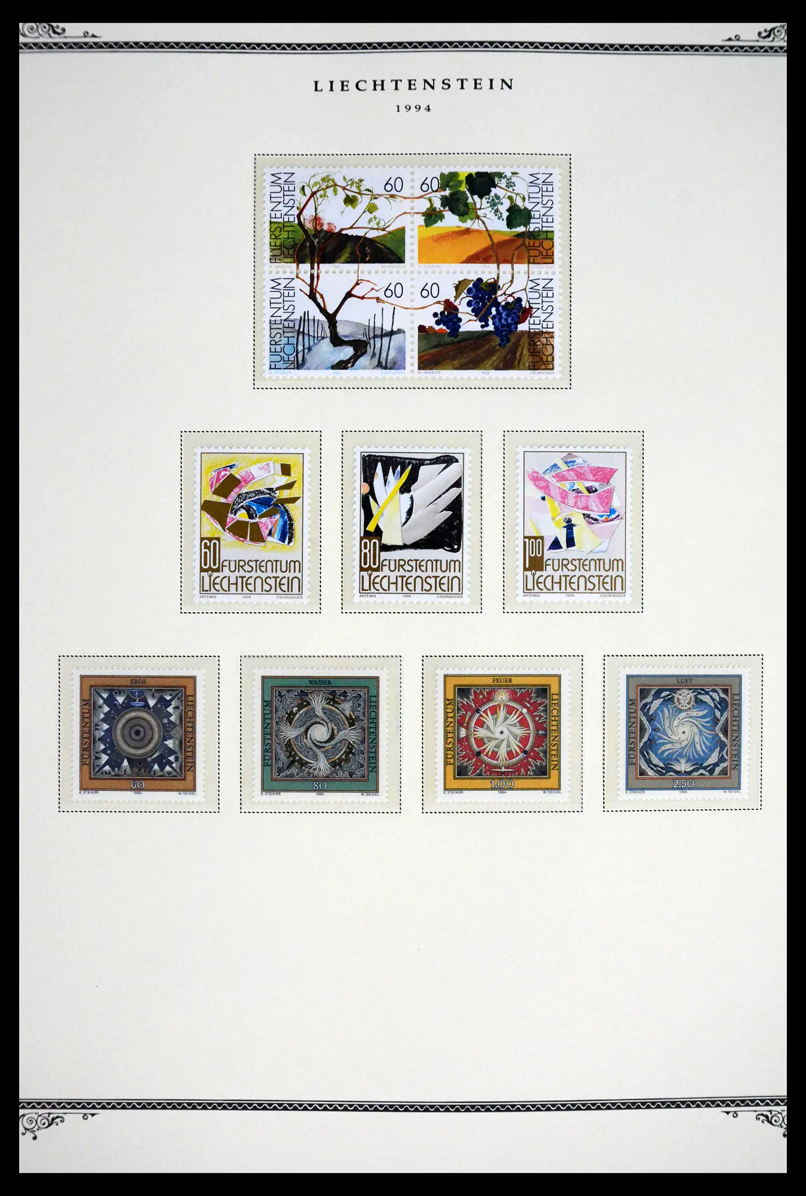 41586 0068 - Stamp collection 41586 Liechtenstein complete 1955-2010.