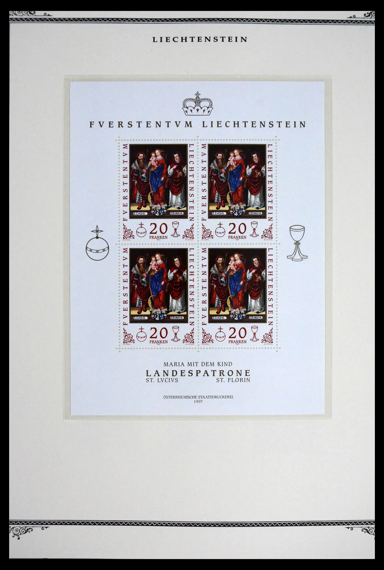 41586 0074 - Stamp collection 41586 Liechtenstein complete 1955-2010.
