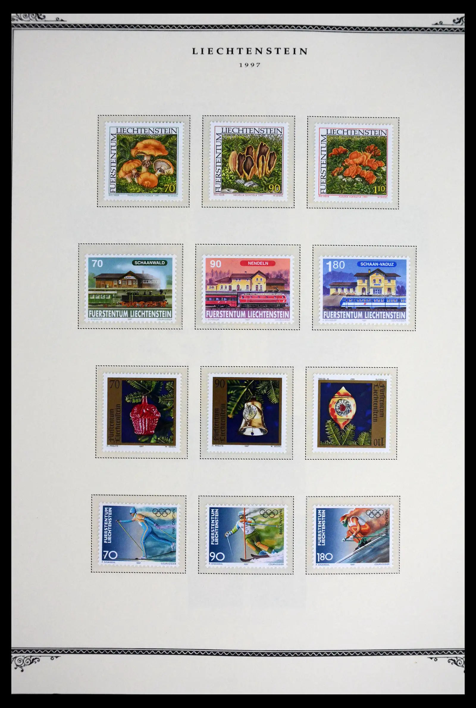 41586 0075 - Stamp collection 41586 Liechtenstein complete 1955-2010.