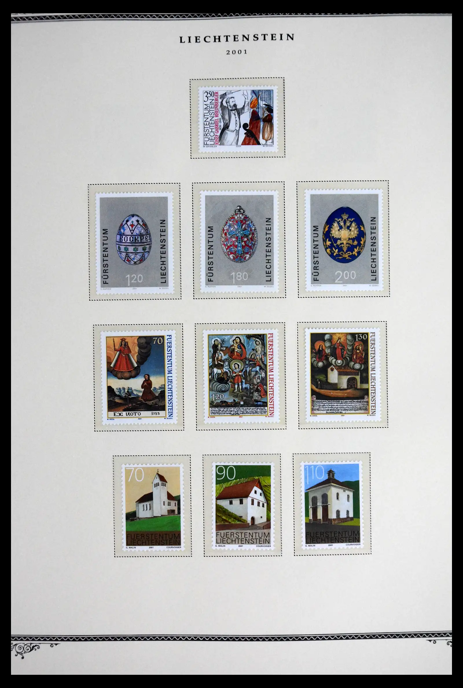 41586 0086 - Stamp collection 41586 Liechtenstein complete 1955-2010.