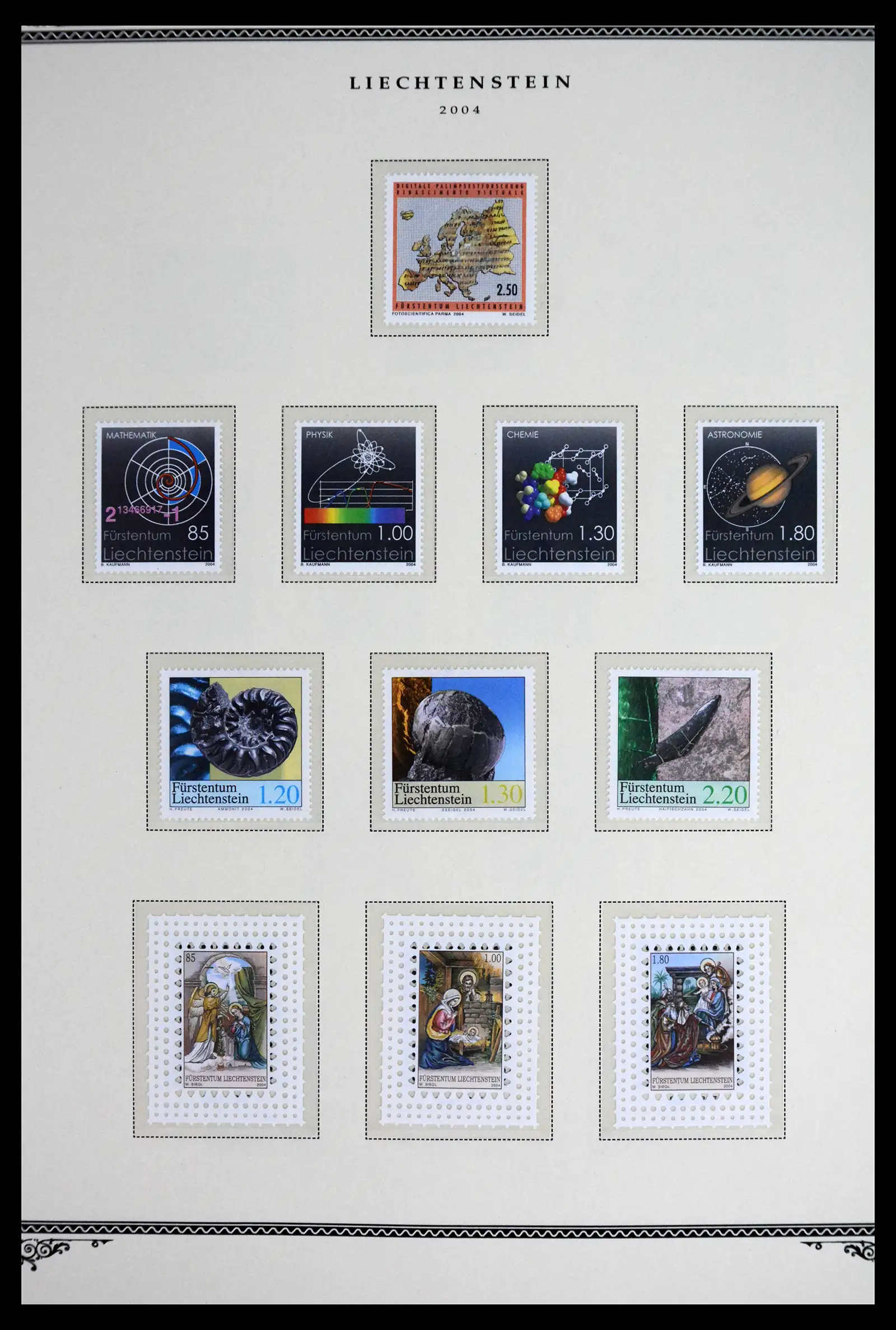 41586 0095 - Stamp collection 41586 Liechtenstein complete 1955-2010.