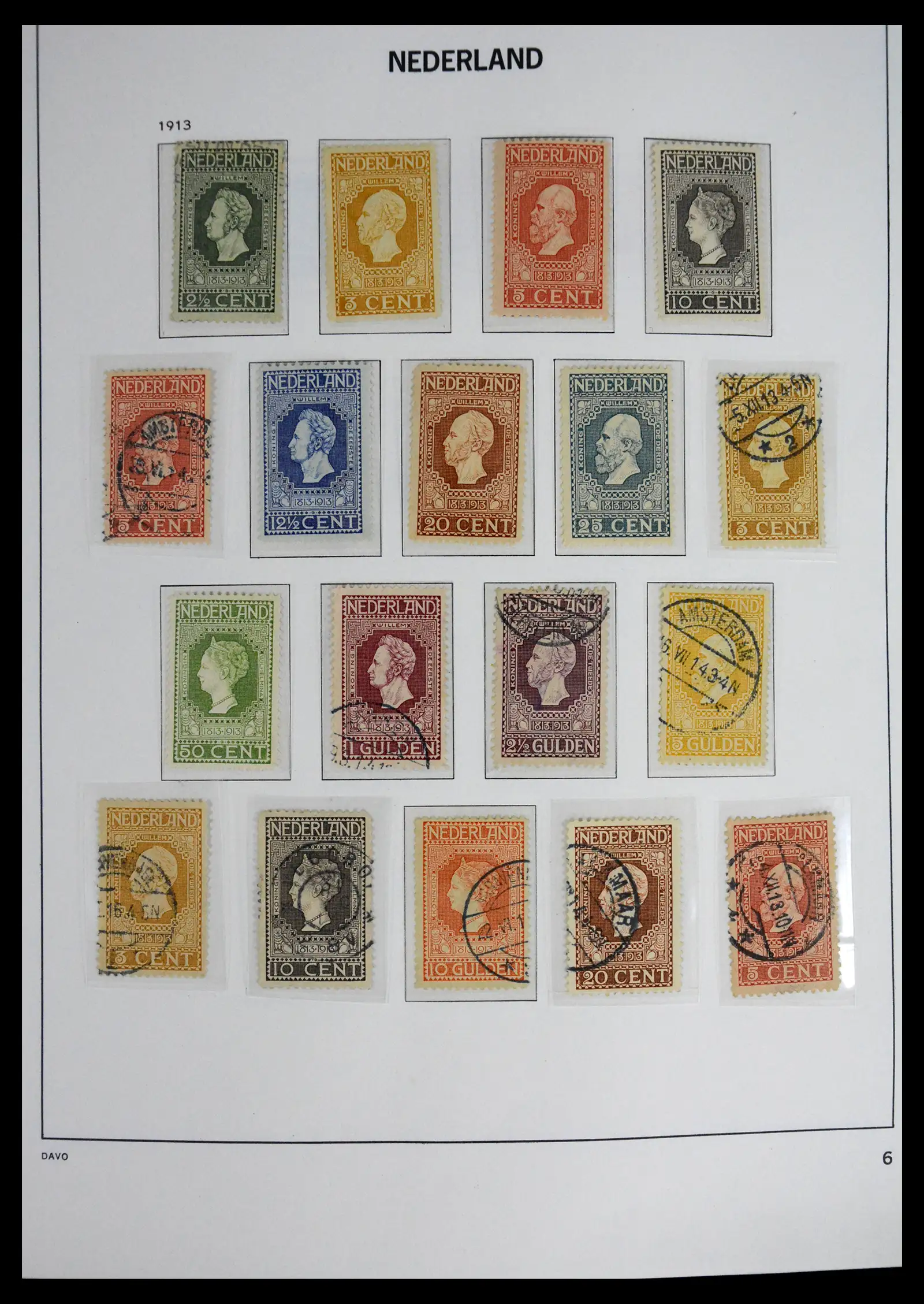 41590 0007 - Postzegelverzameling 41590 Nederland compleet 1852-1977.