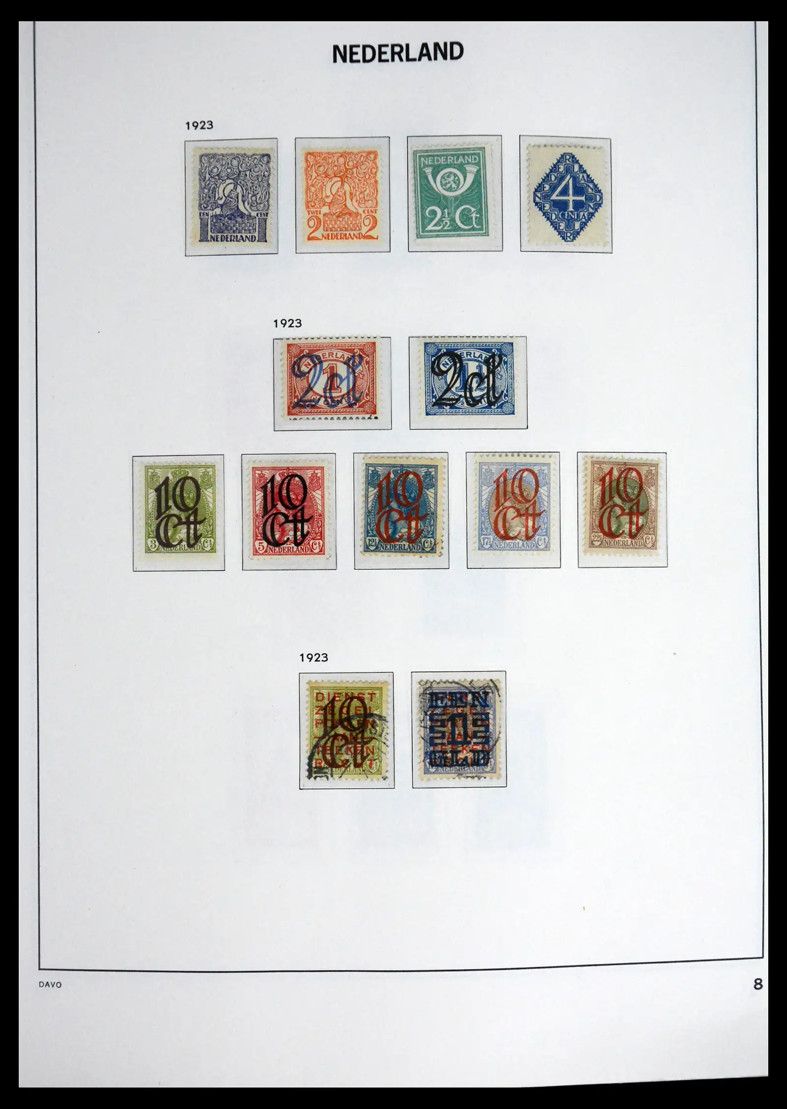 41590 0009 - Postzegelverzameling 41590 Nederland compleet 1852-1977.