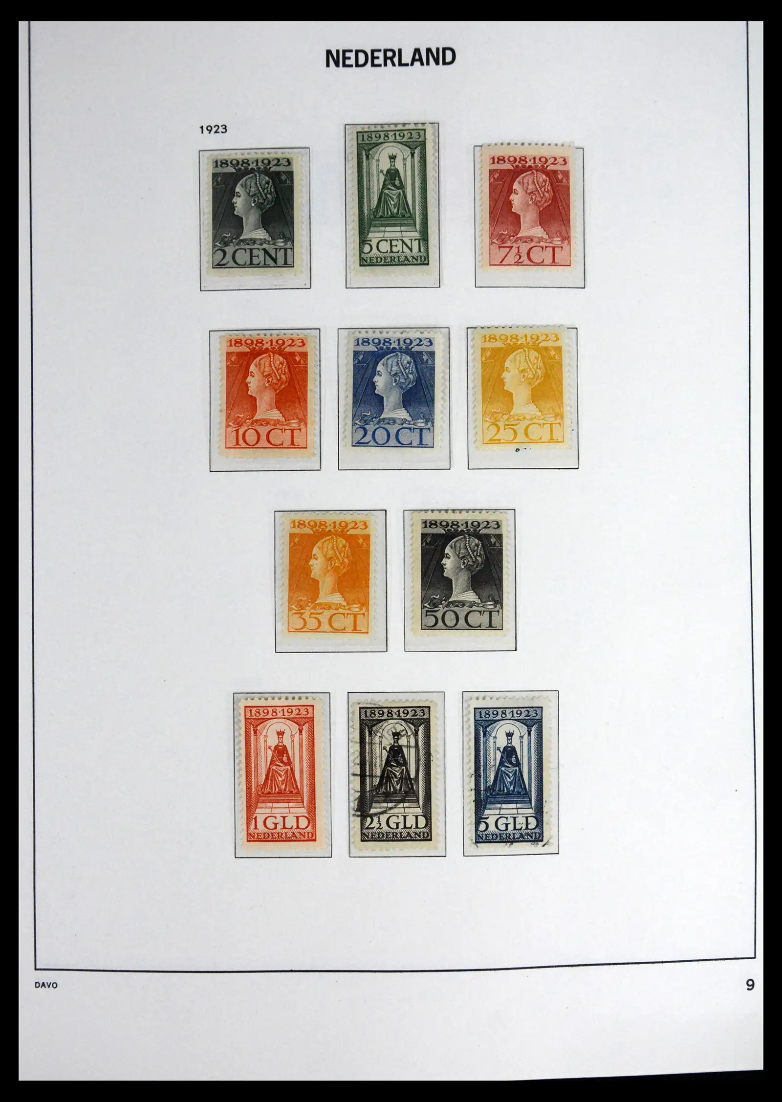 41590 0010 - Postzegelverzameling 41590 Nederland compleet 1852-1977.