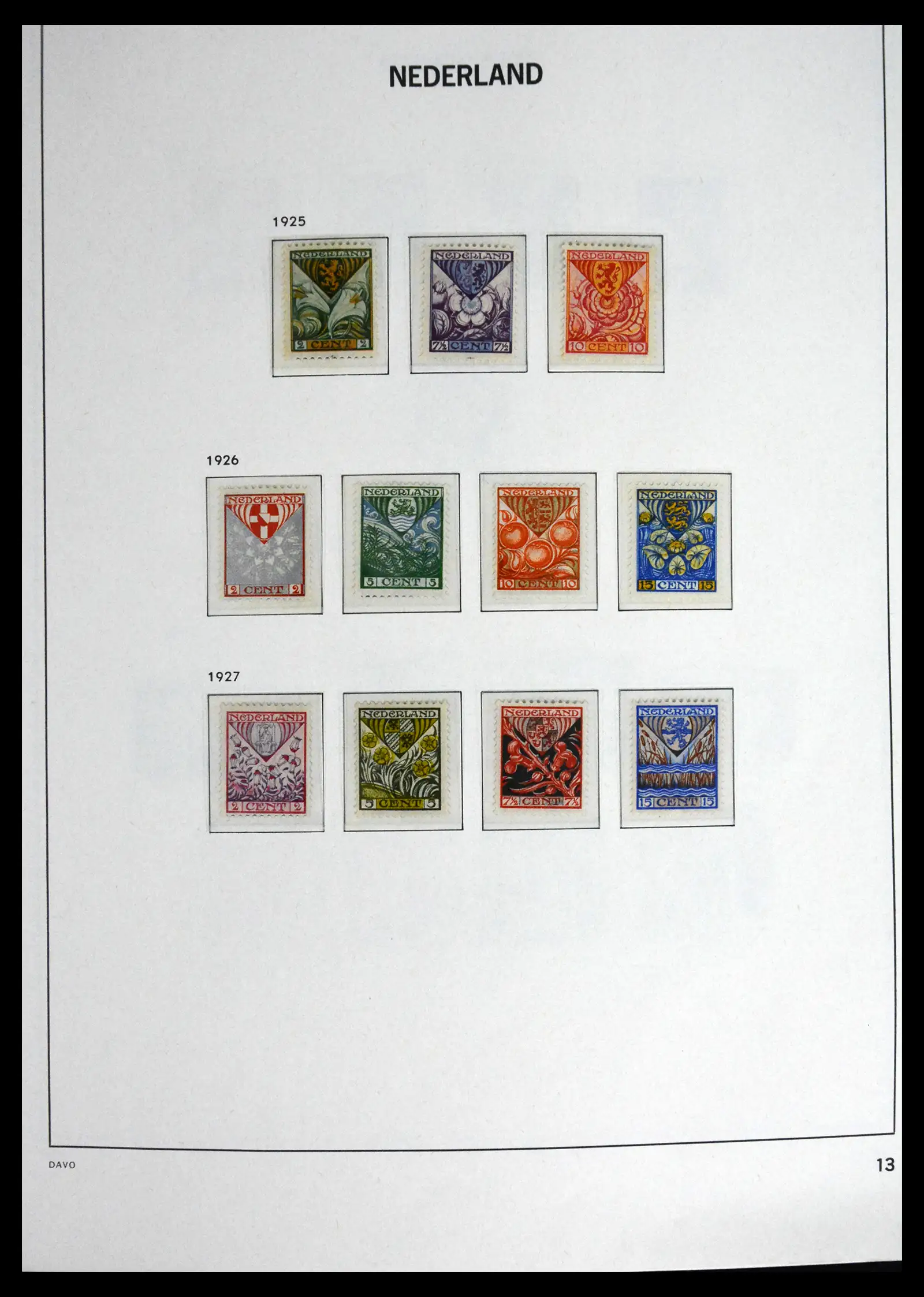 41590 0014 - Postzegelverzameling 41590 Nederland compleet 1852-1977.