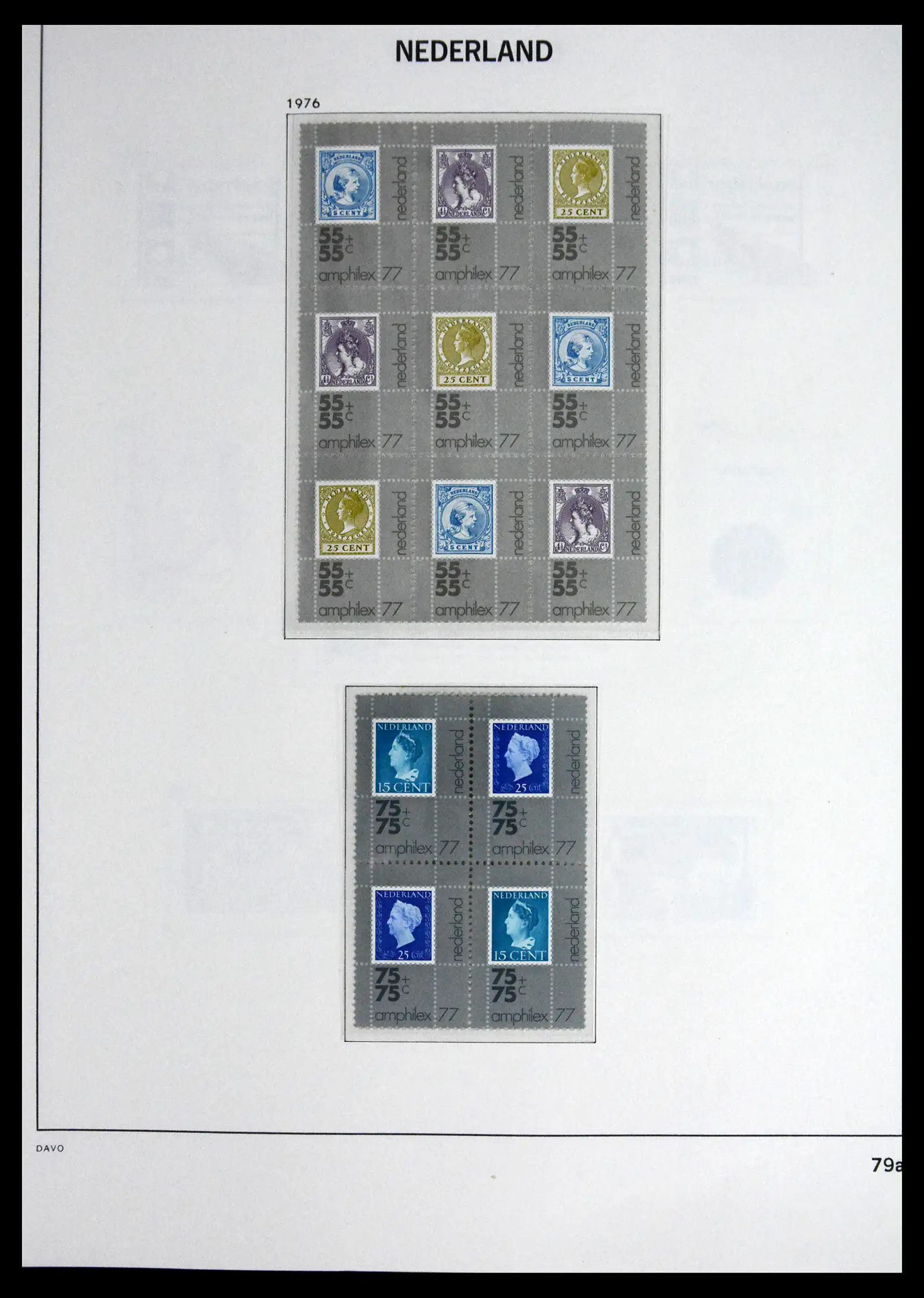 41590 0080 - Postzegelverzameling 41590 Nederland compleet 1852-1977.