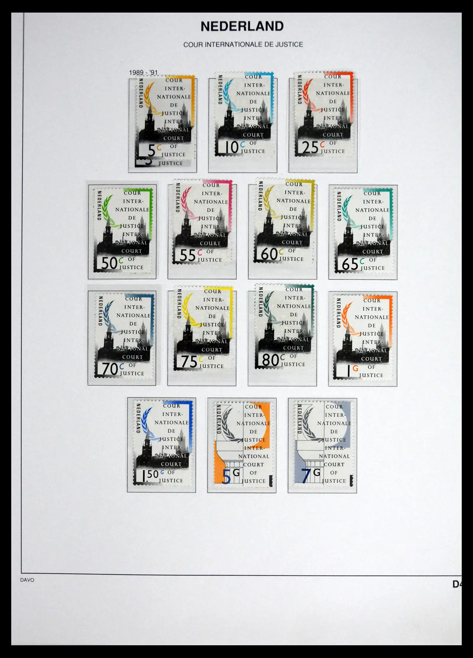 41590 0085 - Postzegelverzameling 41590 Nederland compleet 1852-1977.