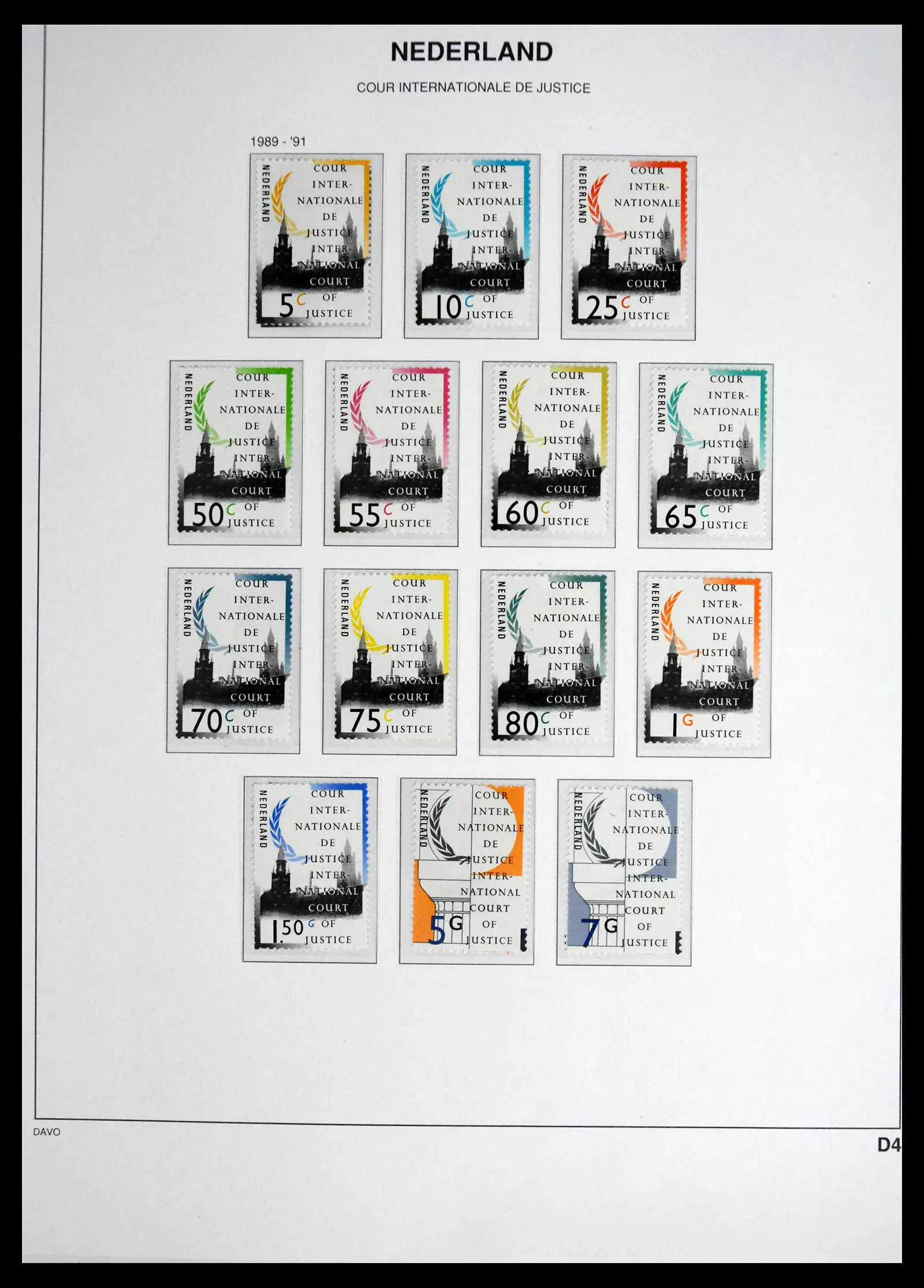 41590 0086 - Postzegelverzameling 41590 Nederland compleet 1852-1977.