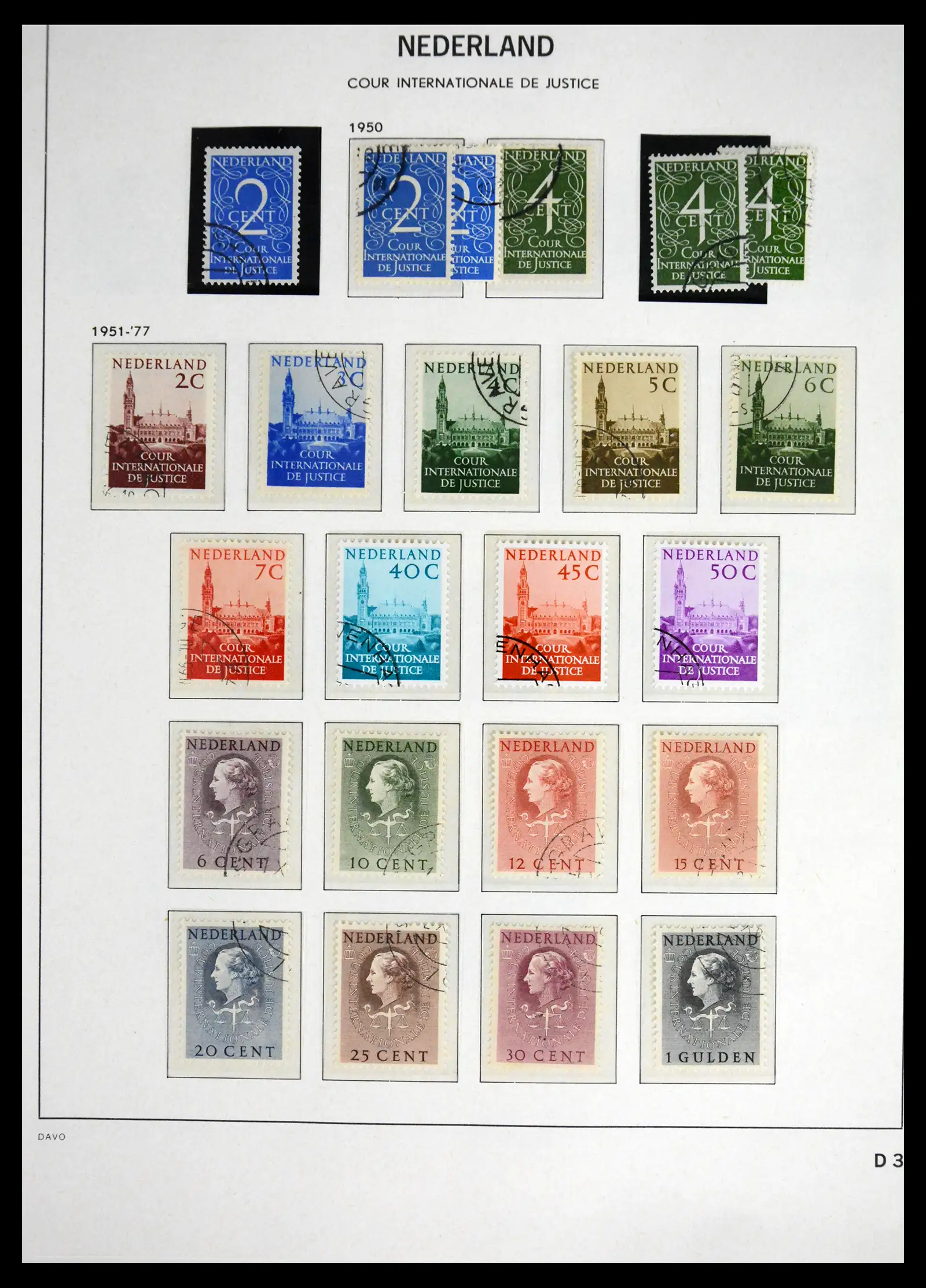 41590 0088 - Postzegelverzameling 41590 Nederland compleet 1852-1977.