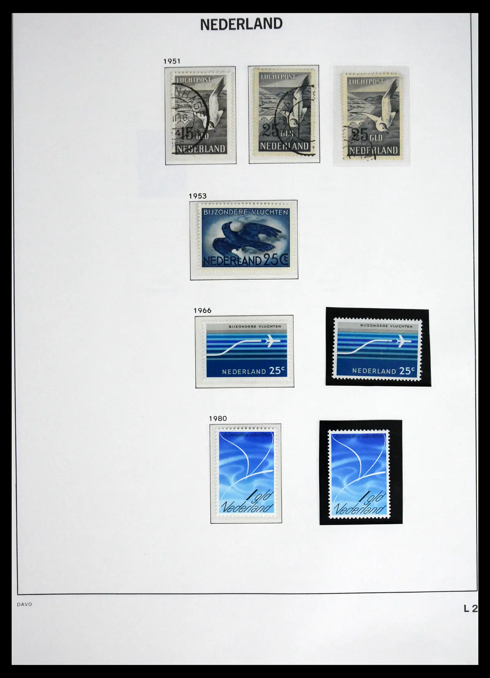 41590 0090 - Postzegelverzameling 41590 Nederland compleet 1852-1977.