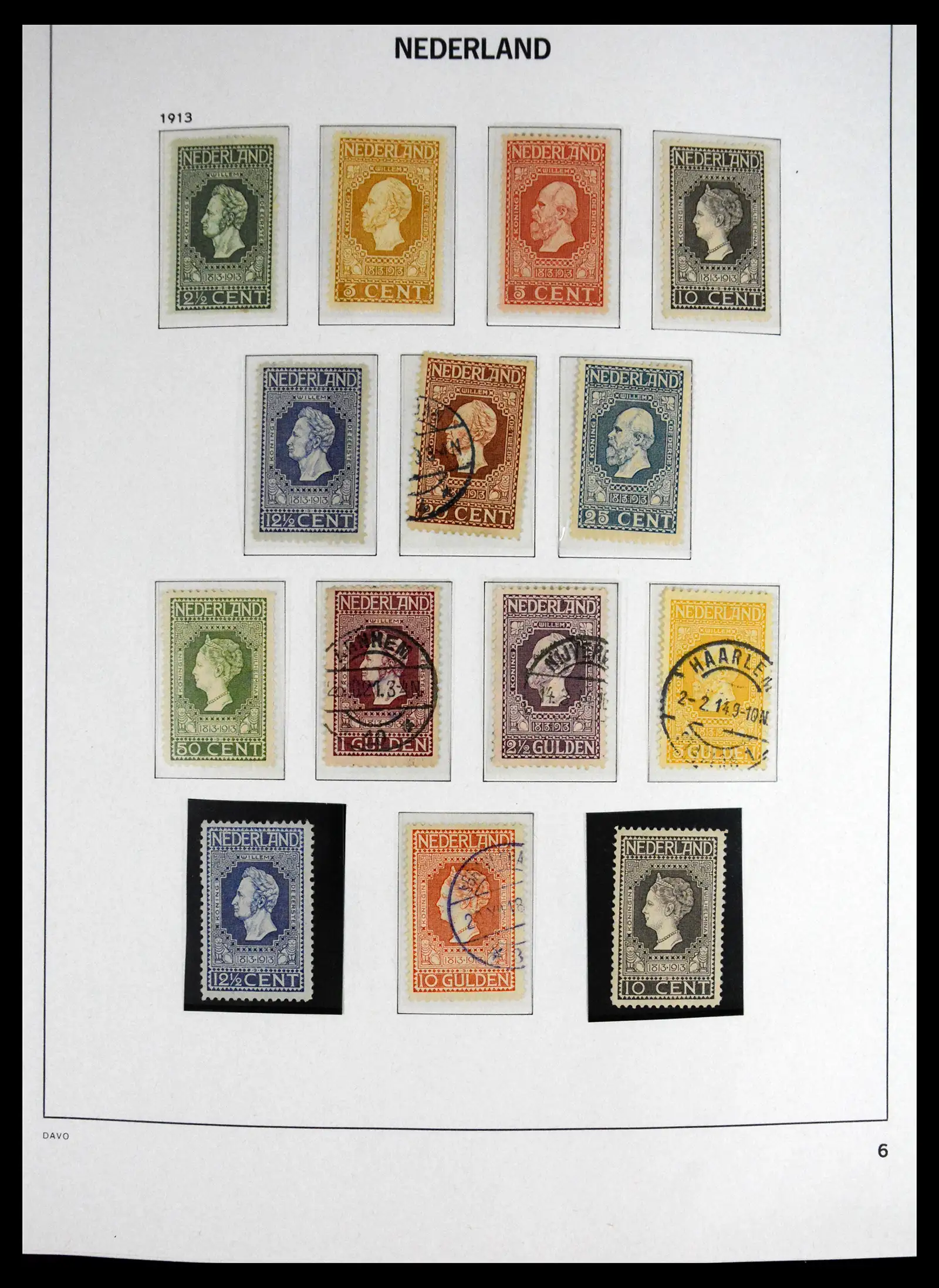 41595 0008 - Postzegelverzameling 41595 Nederland 1852-1977.