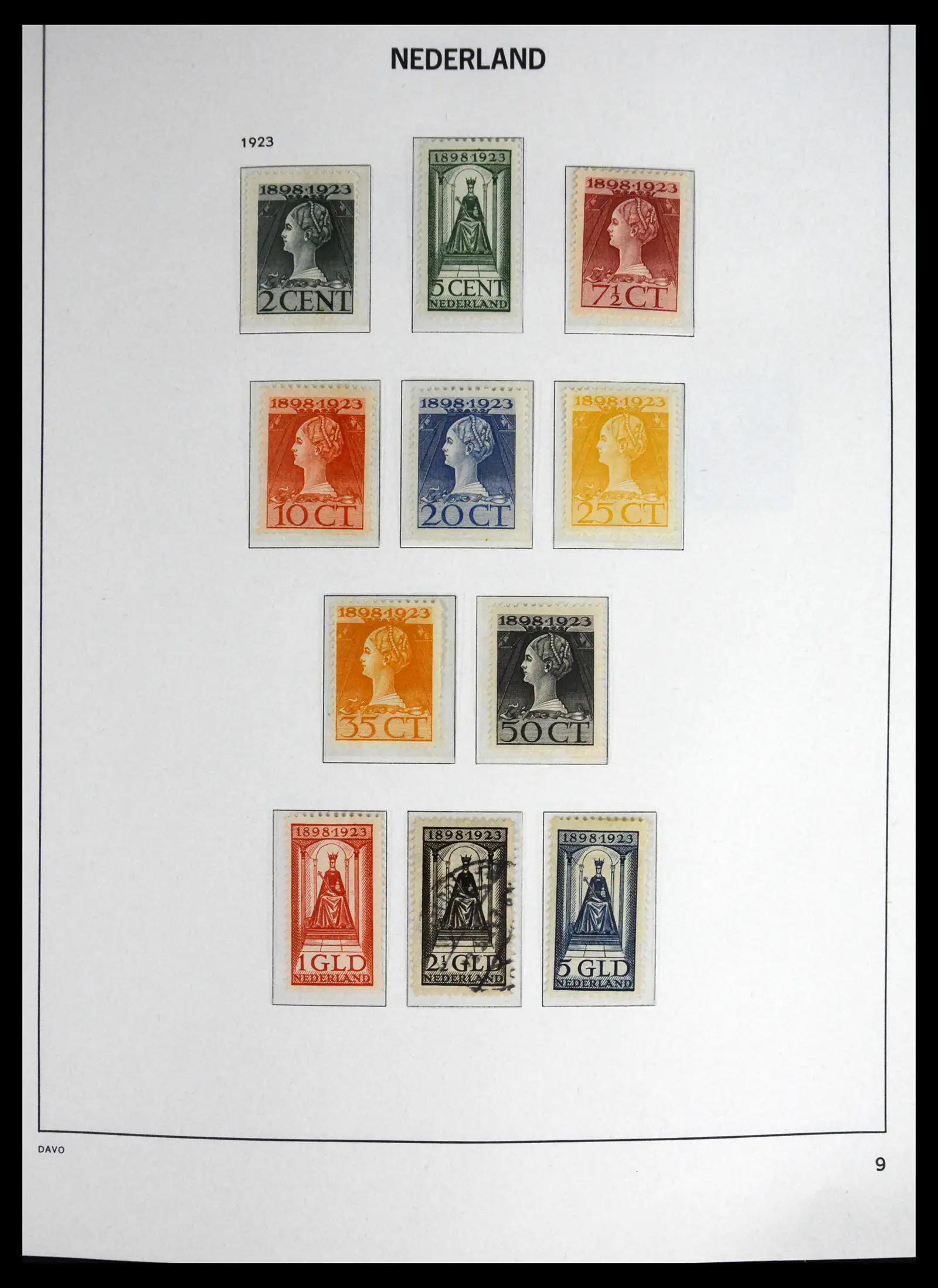 41595 0011 - Postzegelverzameling 41595 Nederland 1852-1977.