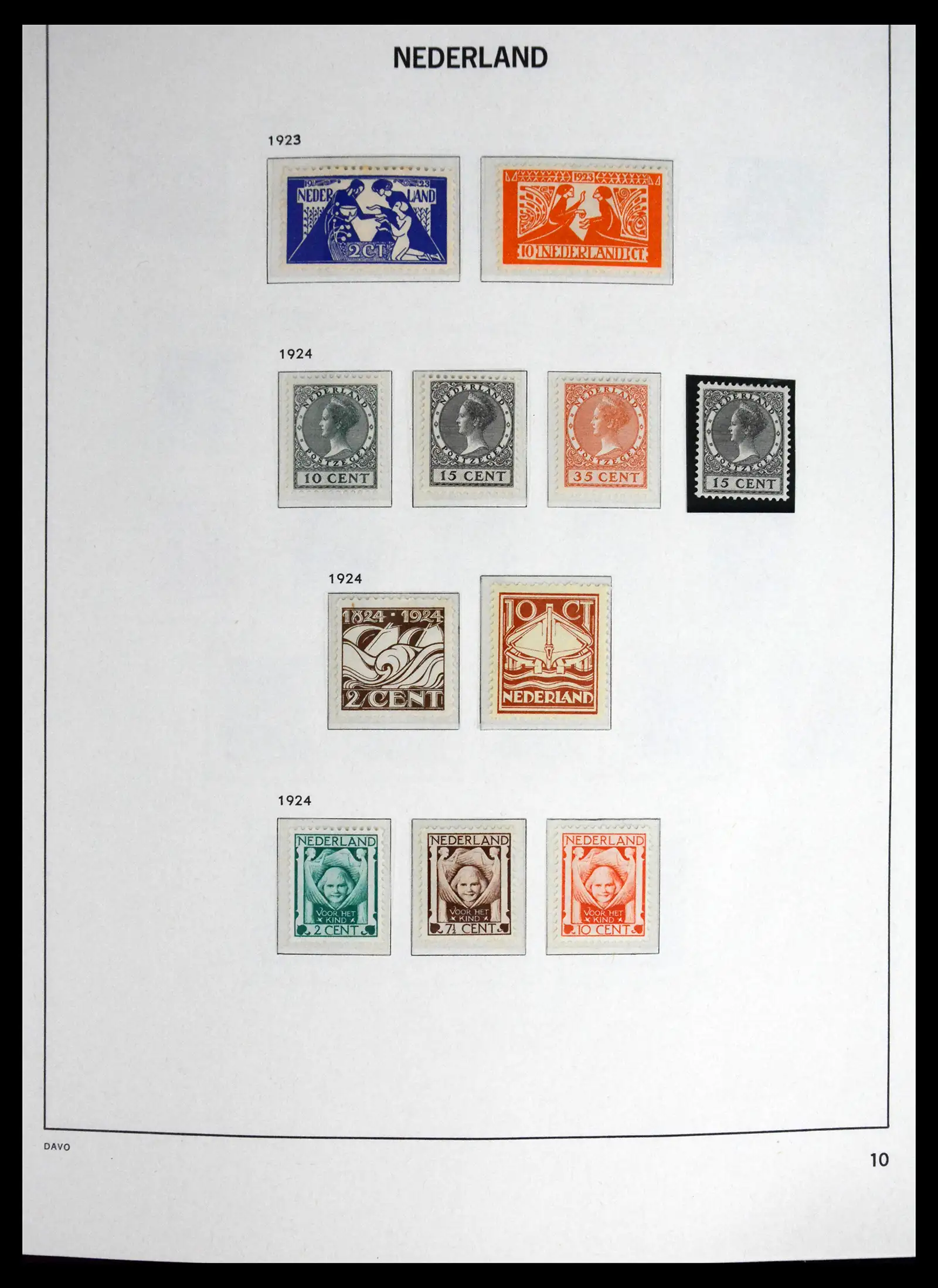 41595 0012 - Postzegelverzameling 41595 Nederland 1852-1977.