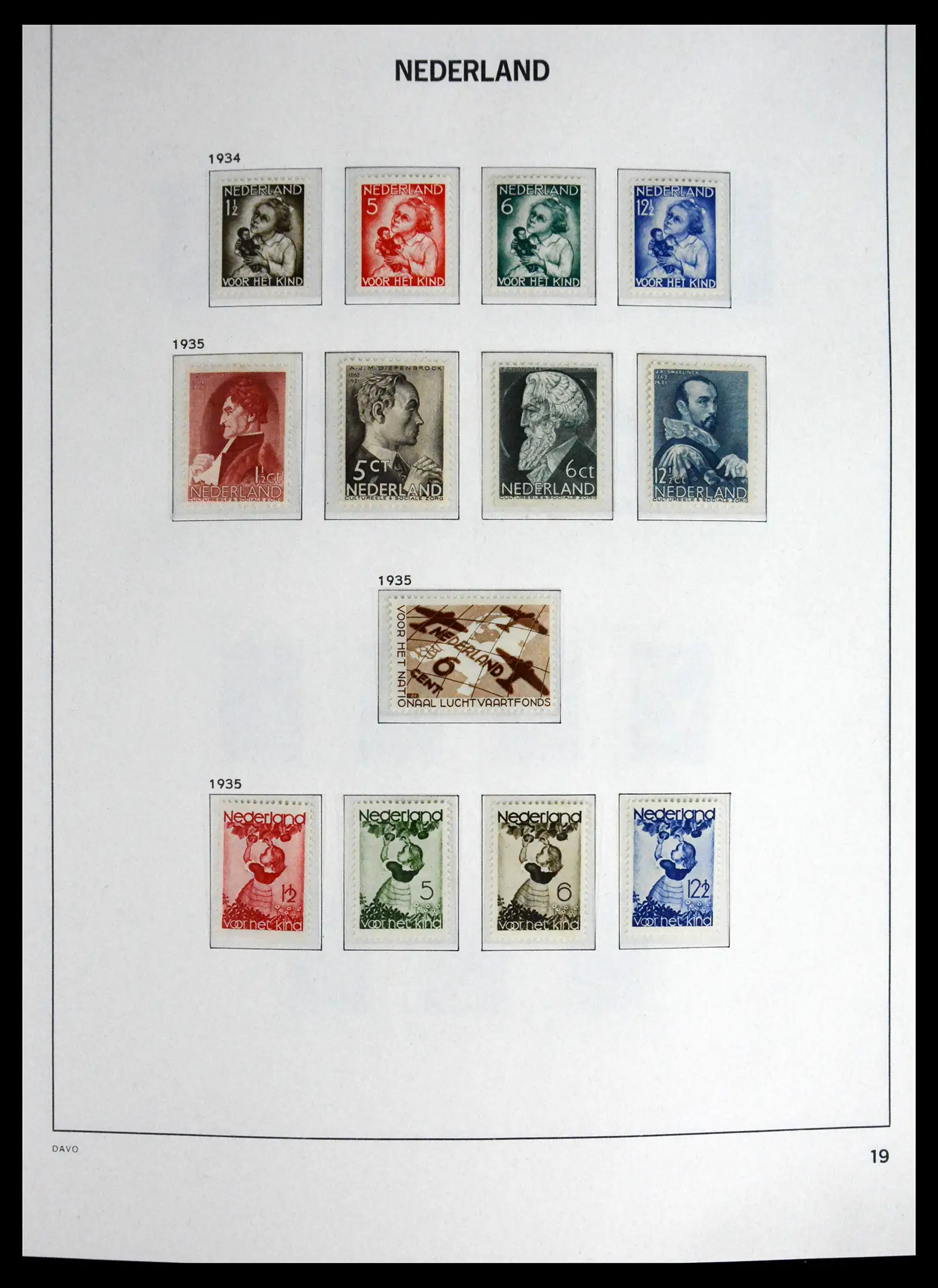 41595 0021 - Postzegelverzameling 41595 Nederland 1852-1977.