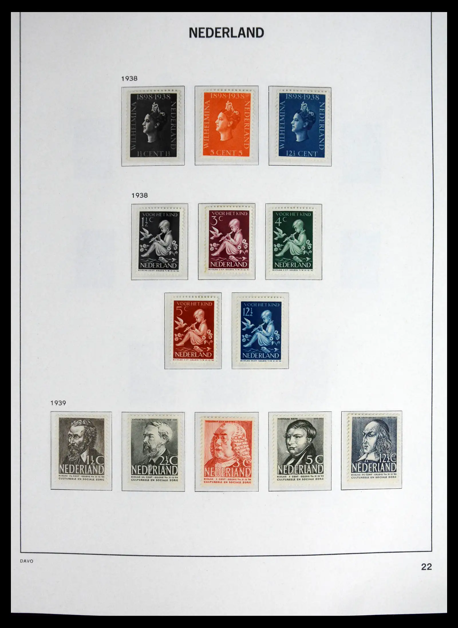 41595 0024 - Postzegelverzameling 41595 Nederland 1852-1977.