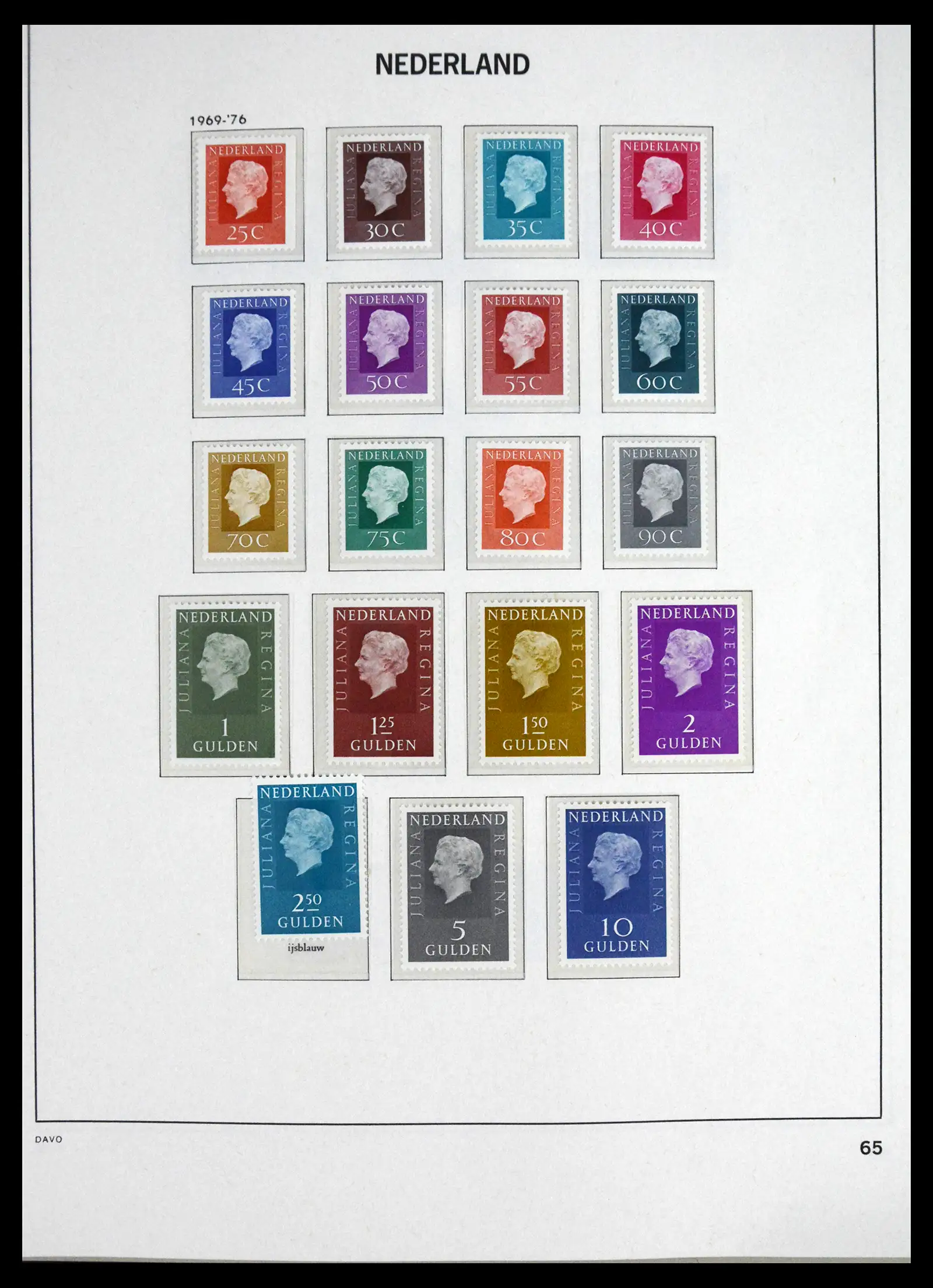 41595 0067 - Postzegelverzameling 41595 Nederland 1852-1977.