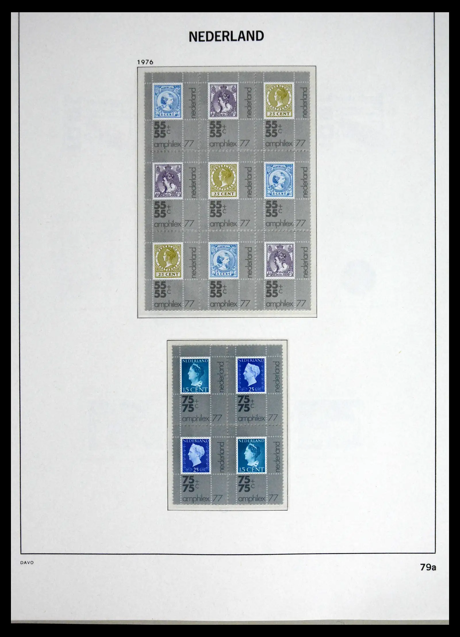 41595 0082 - Postzegelverzameling 41595 Nederland 1852-1977.