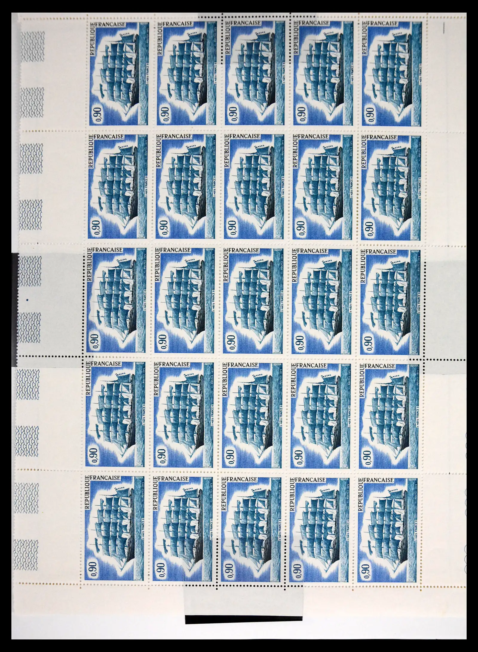 41596 0001 - Stamp collection 41596 France sheets/part sheets 1938-1970.