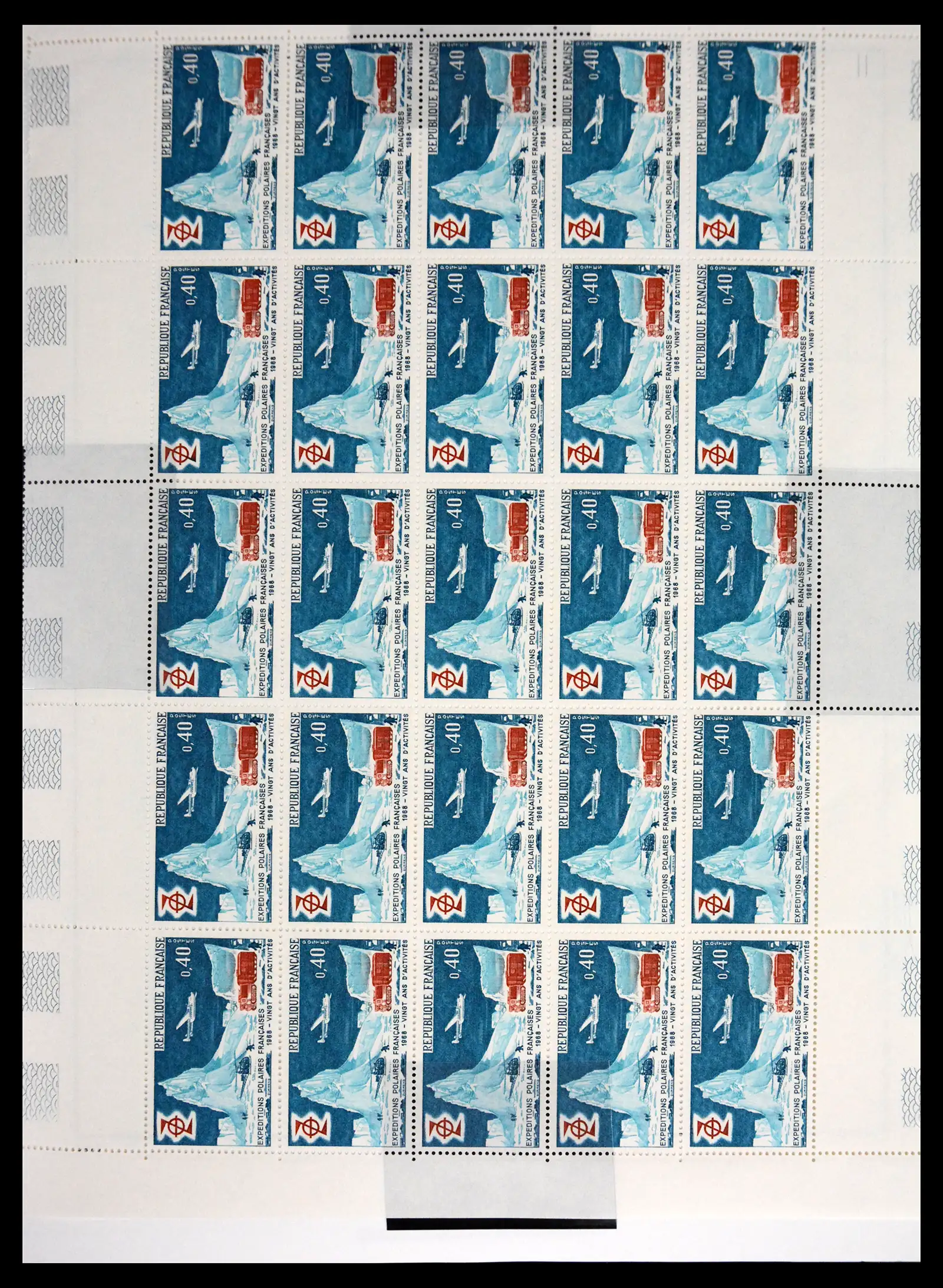 41596 0002 - Stamp collection 41596 France sheets/part sheets 1938-1970.