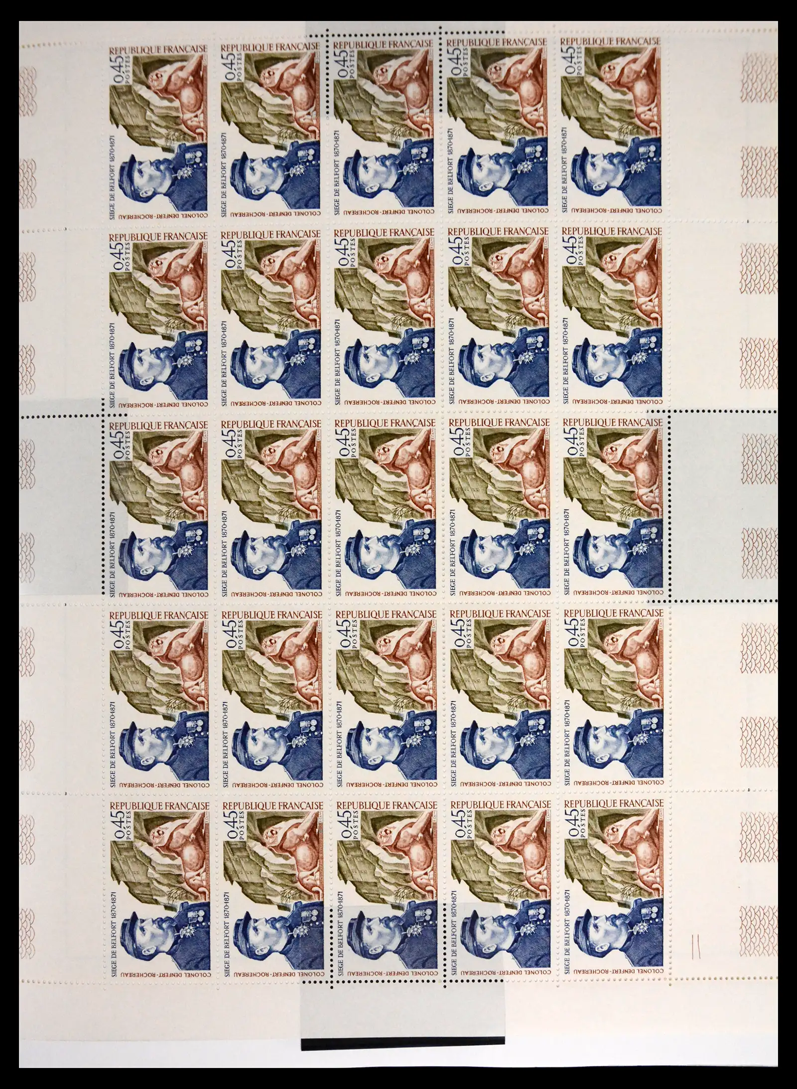 41596 0003 - Stamp collection 41596 France sheets/part sheets 1938-1970.