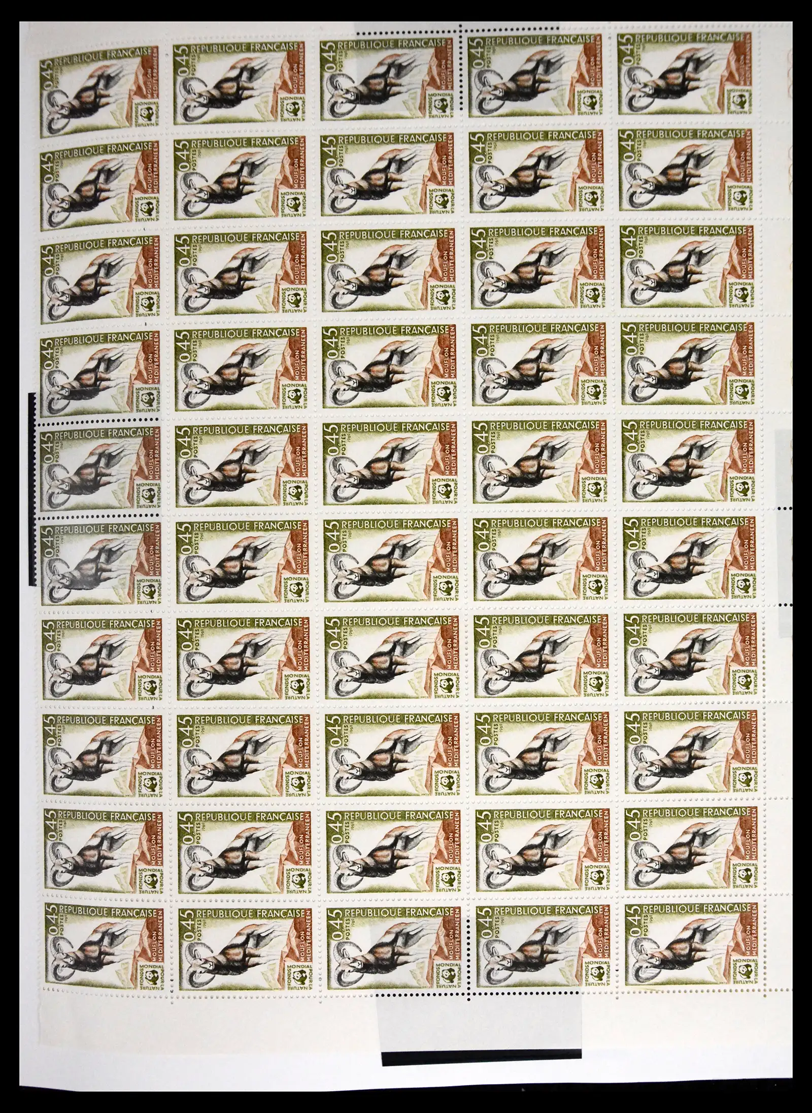 41596 0004 - Stamp collection 41596 France sheets/part sheets 1938-1970.