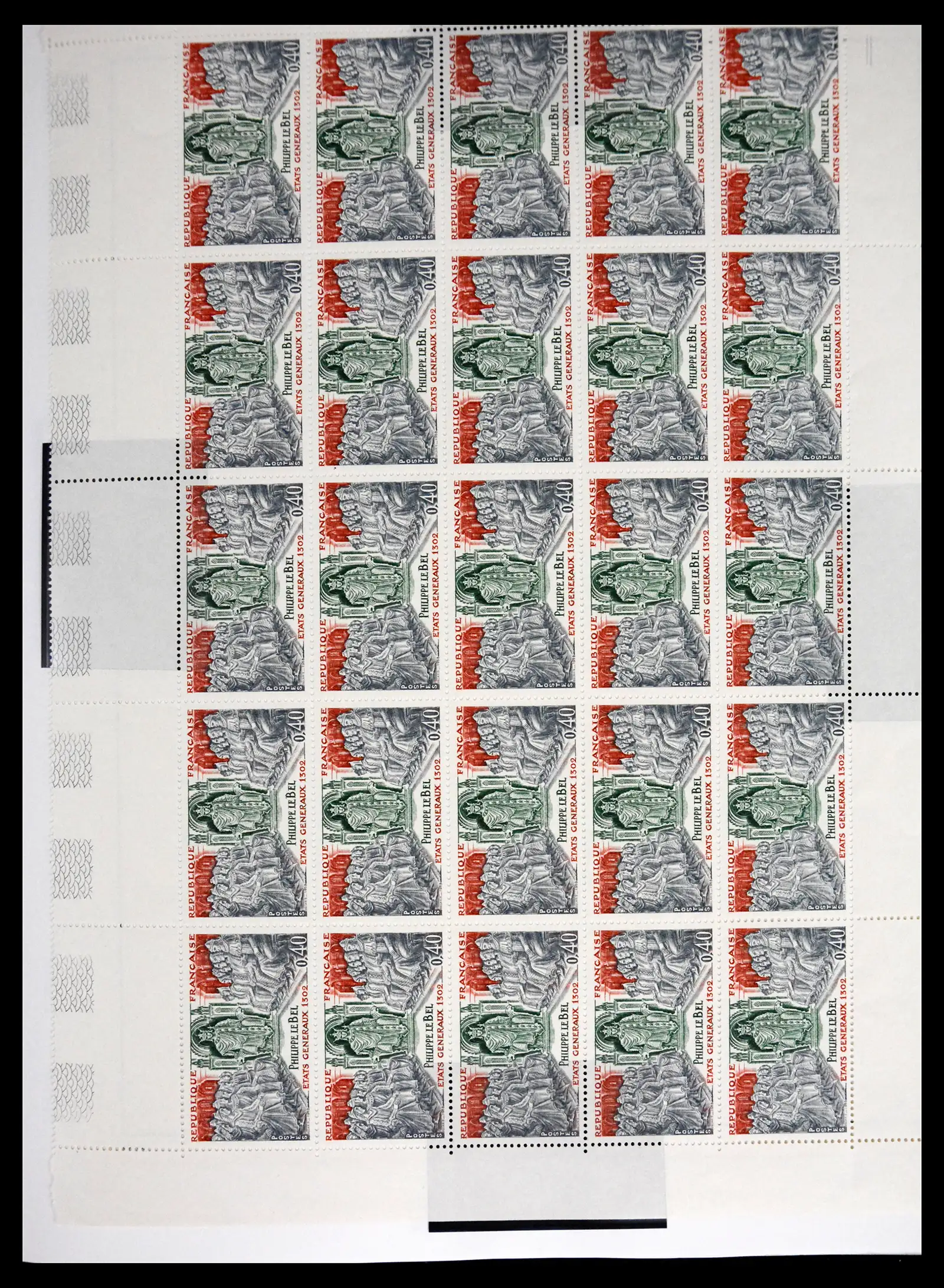 41596 0005 - Stamp collection 41596 France sheets/part sheets 1938-1970.