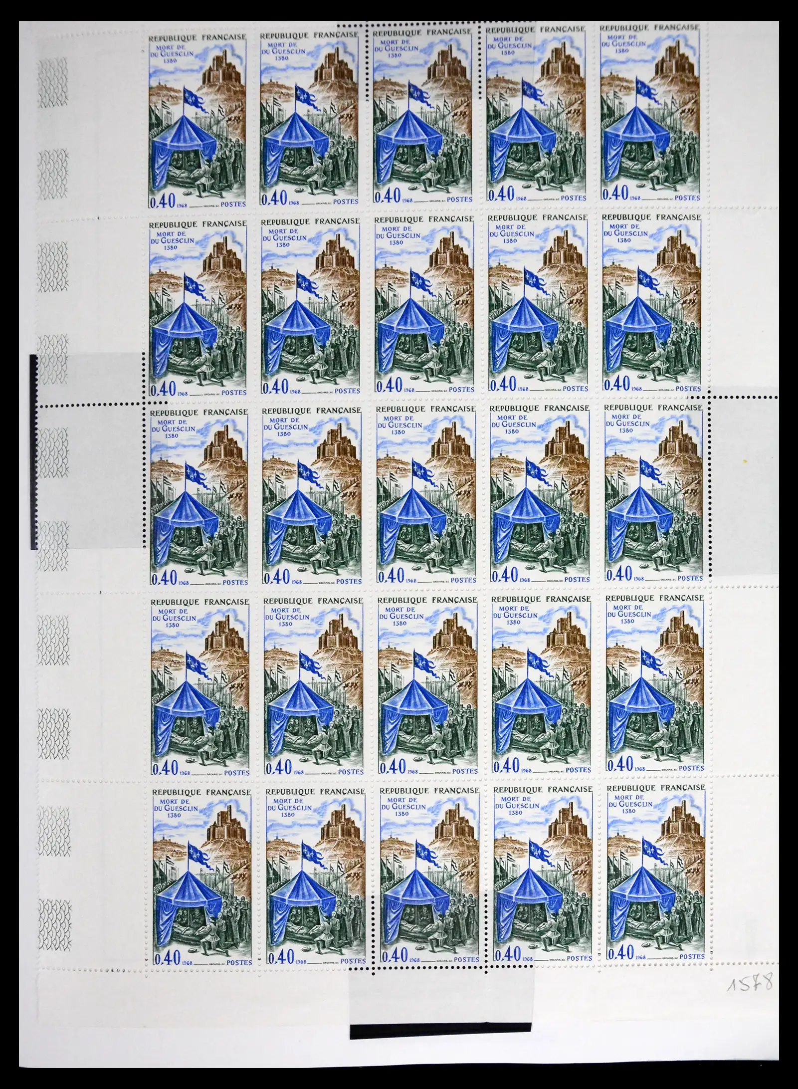 41596 0006 - Stamp collection 41596 France sheets/part sheets 1938-1970.