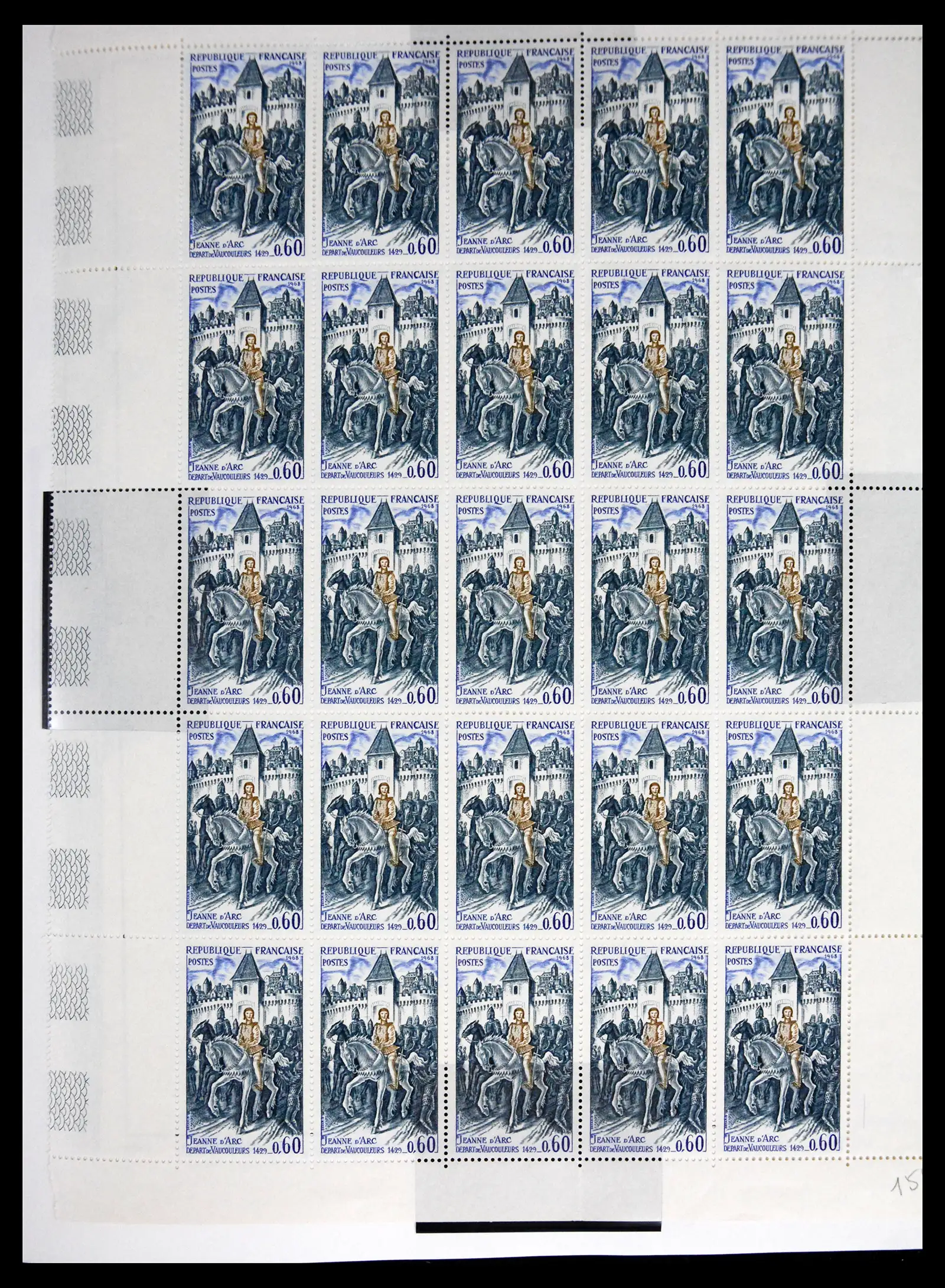 41596 0007 - Stamp collection 41596 France sheets/part sheets 1938-1970.