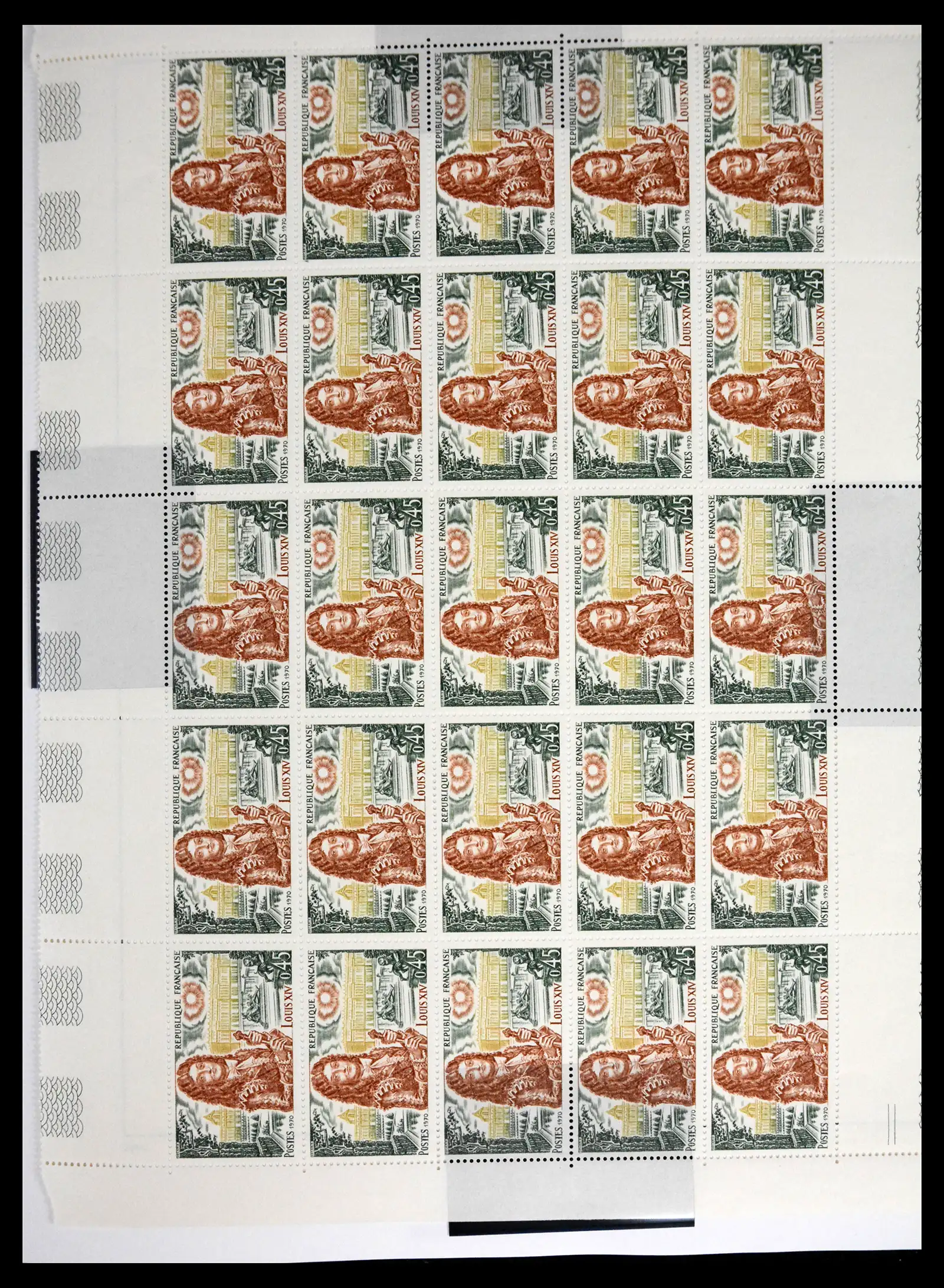 41596 0008 - Stamp collection 41596 France sheets/part sheets 1938-1970.
