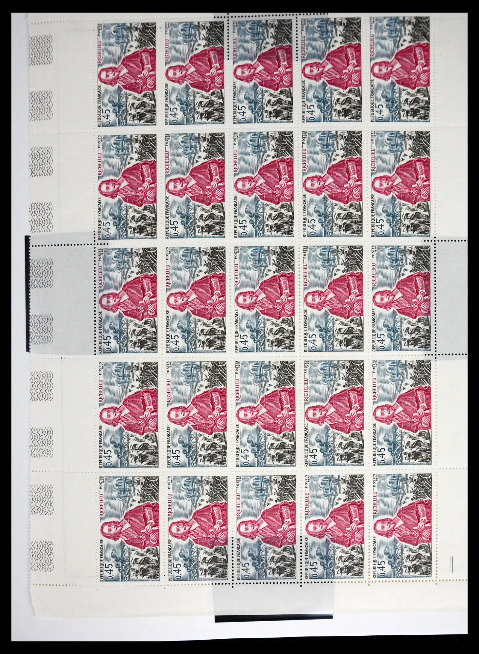 41596 0010 - Stamp collection 41596 France sheets/part sheets 1938-1970.