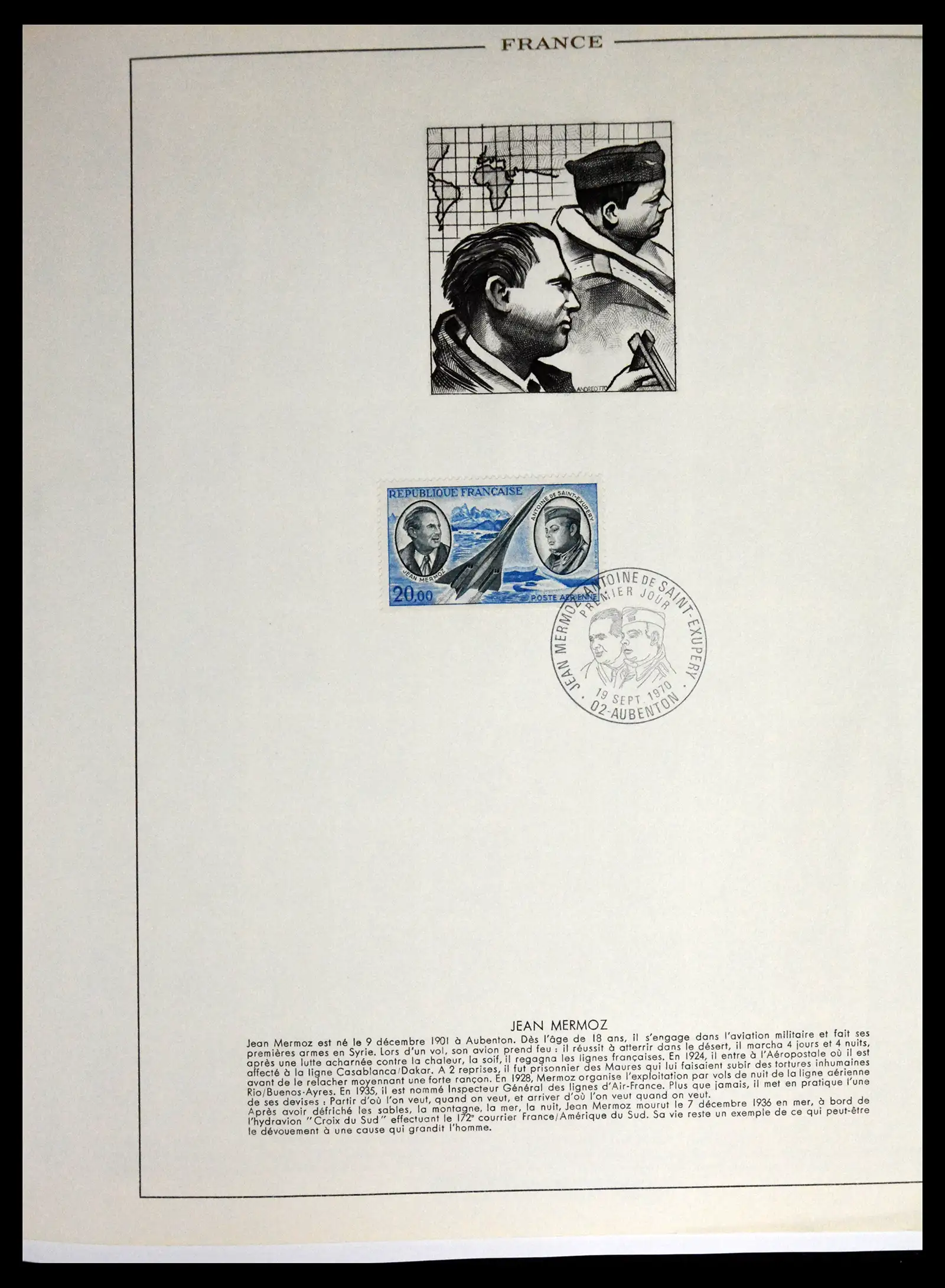 41596 0011 - Stamp collection 41596 France sheets/part sheets 1938-1970.