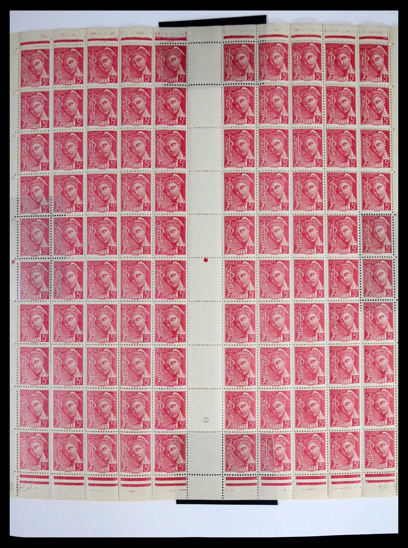 41596 0026 - Stamp collection 41596 France sheets/part sheets 1938-1970.