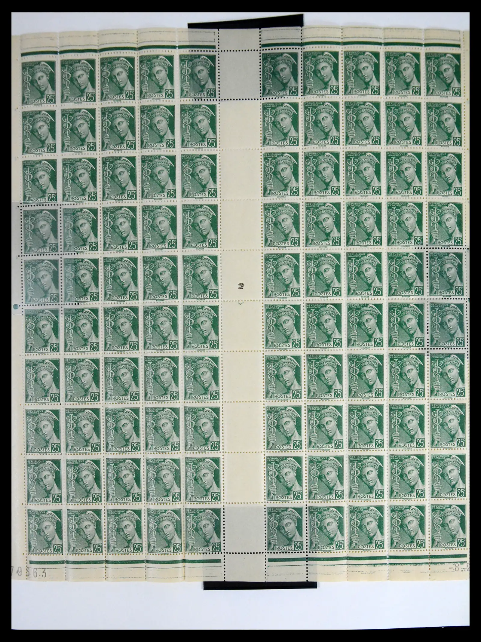 41596 0031 - Stamp collection 41596 France sheets/part sheets 1938-1970.