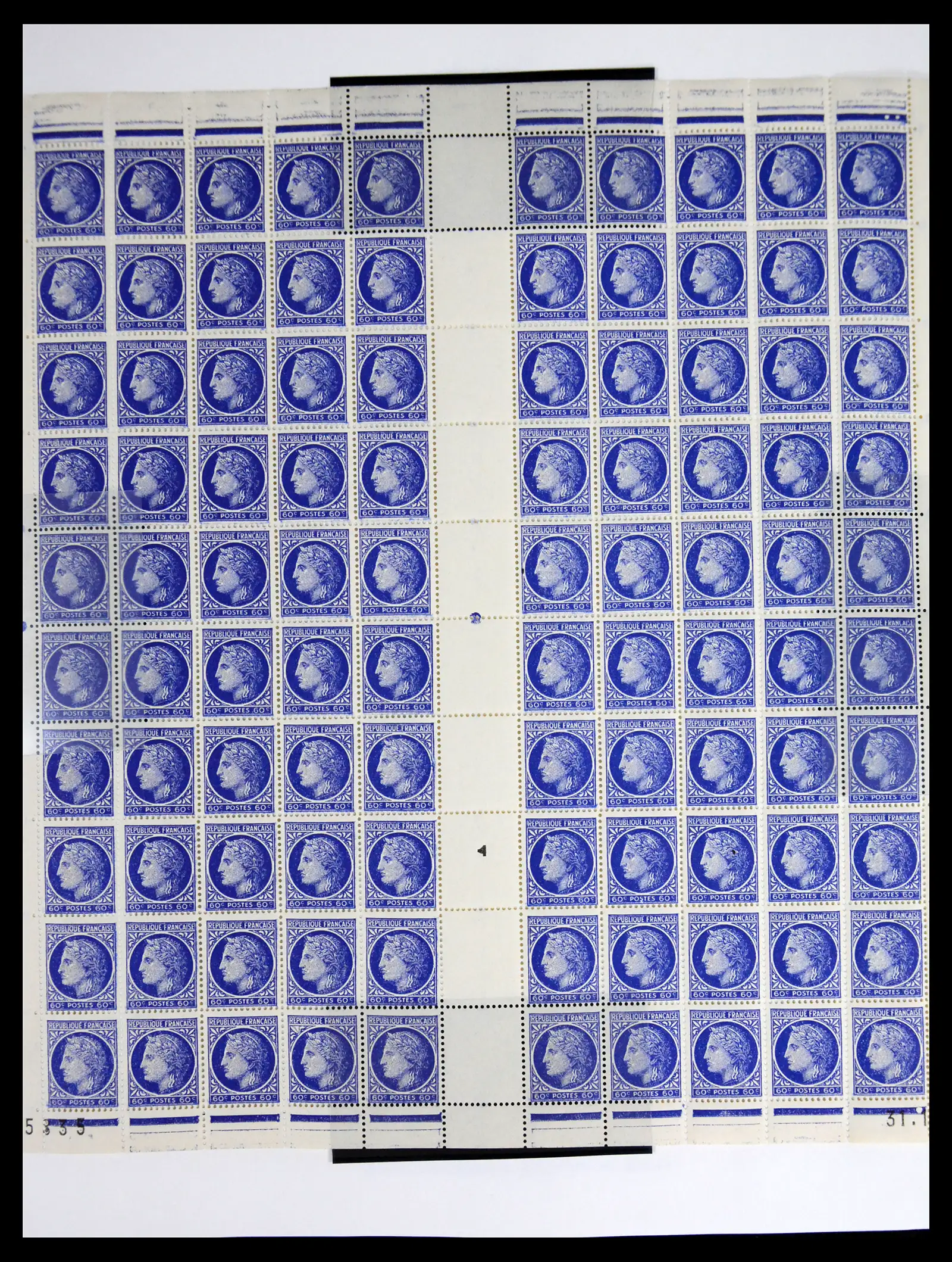 41596 0043 - Stamp collection 41596 France sheets/part sheets 1938-1970.