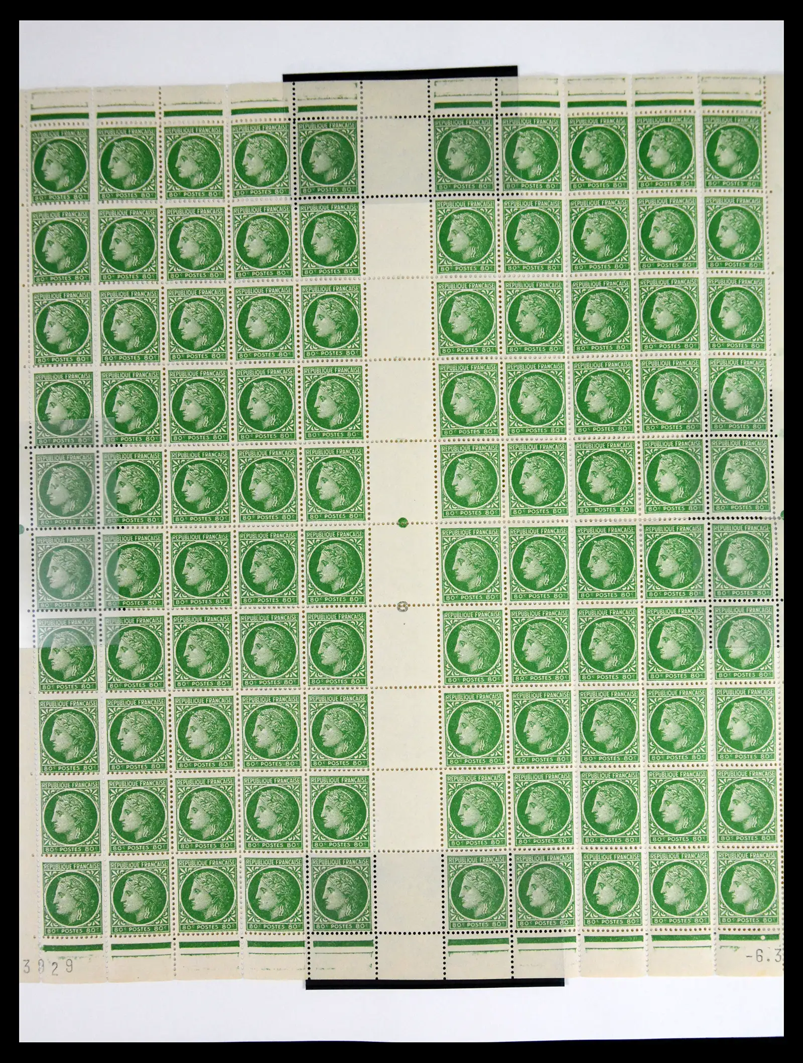 41596 0044 - Stamp collection 41596 France sheets/part sheets 1938-1970.