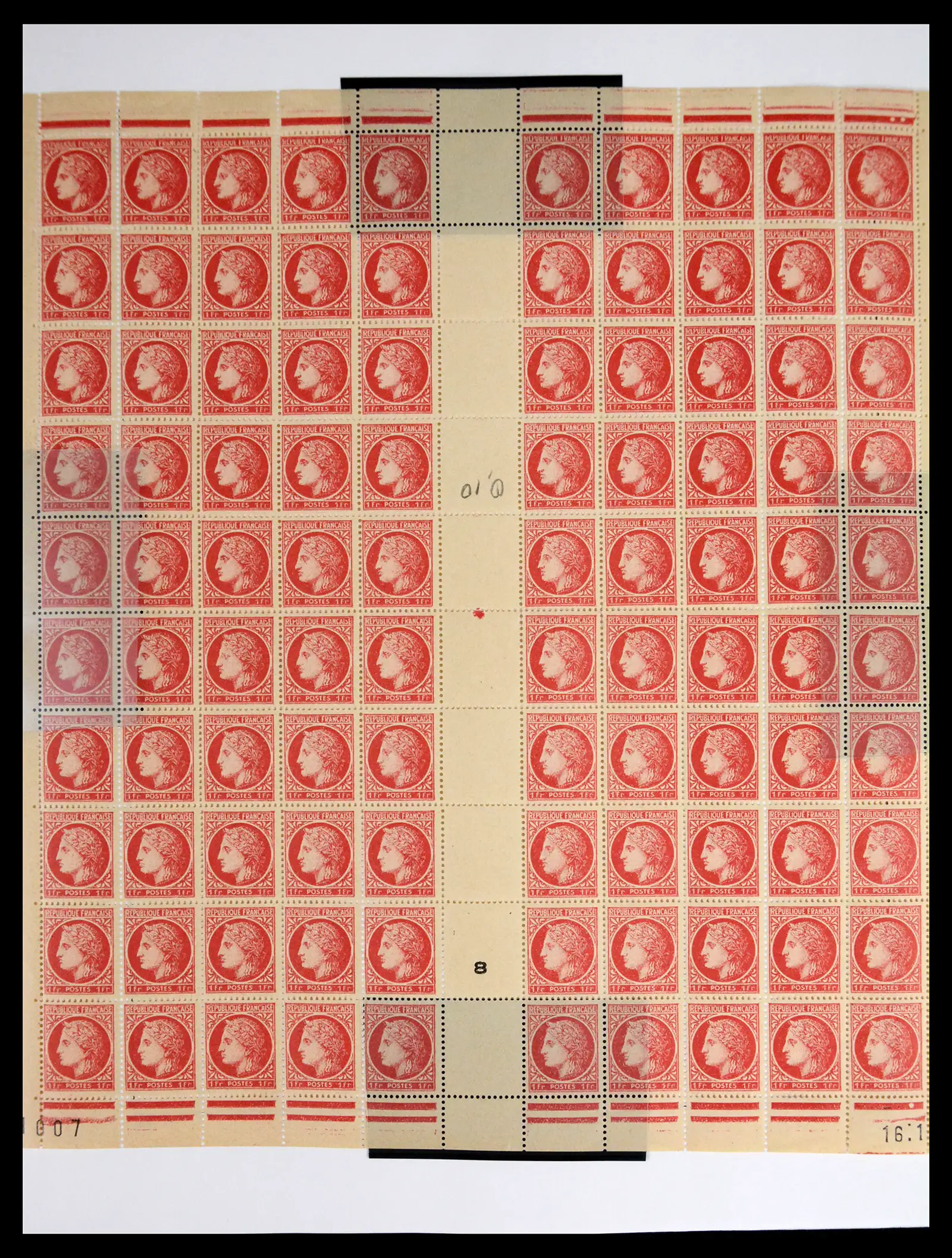 41596 0045 - Stamp collection 41596 France sheets/part sheets 1938-1970.