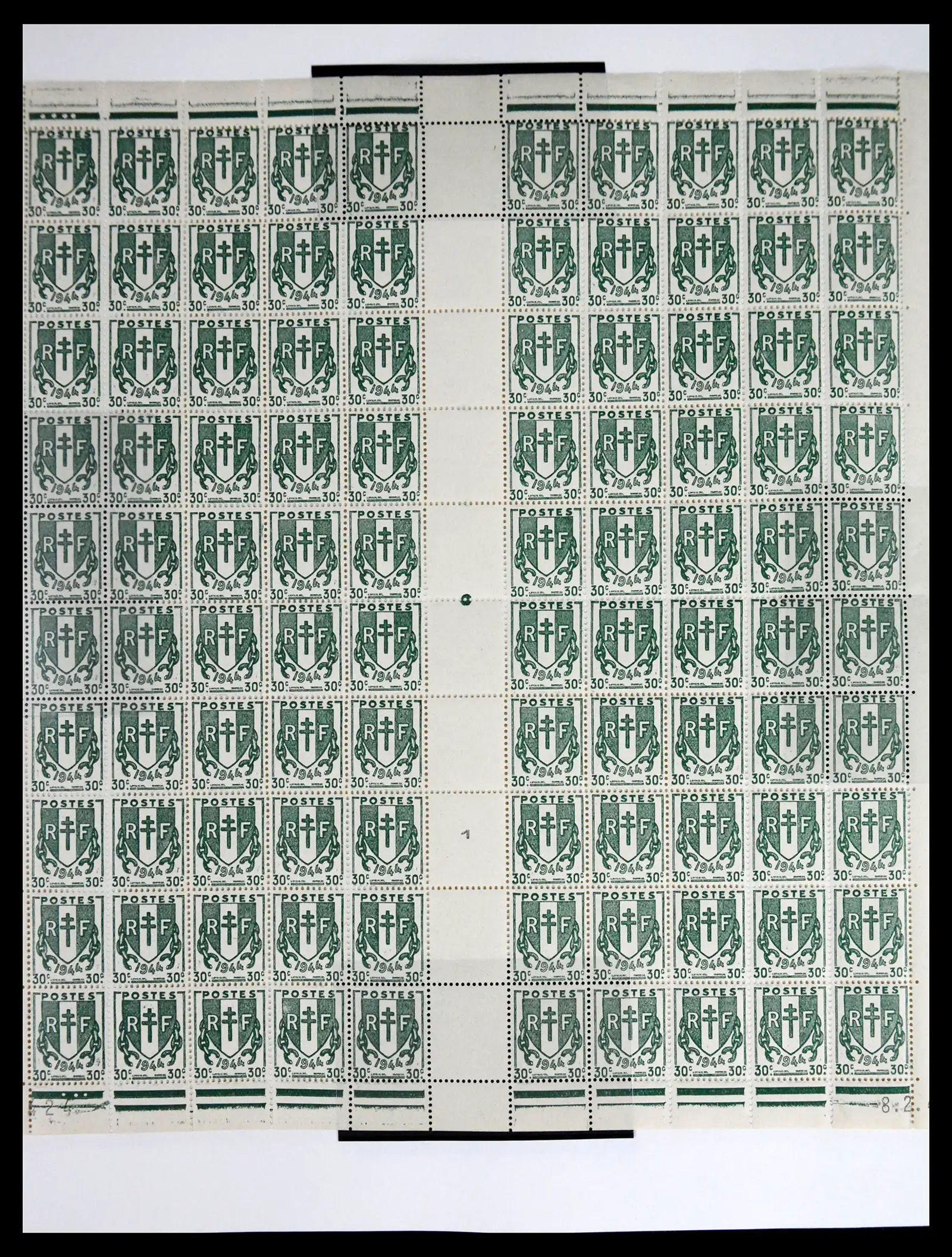 41596 0049 - Stamp collection 41596 France sheets/part sheets 1938-1970.