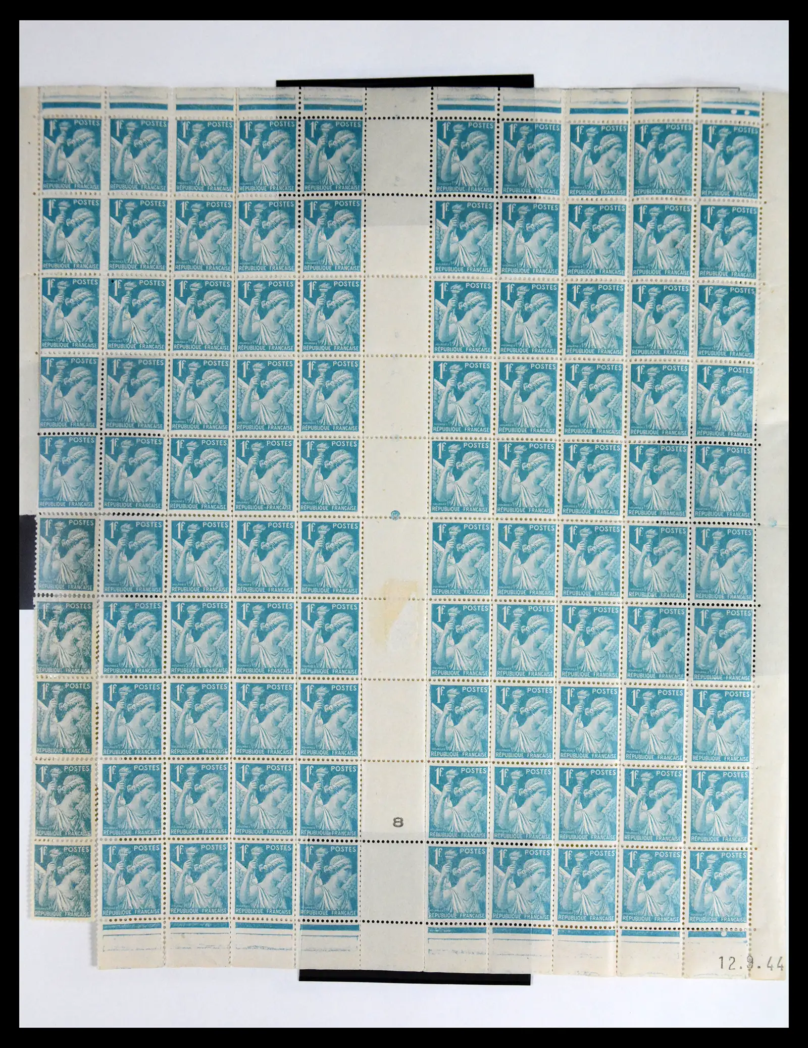 41596 0062 - Stamp collection 41596 France sheets/part sheets 1938-1970.