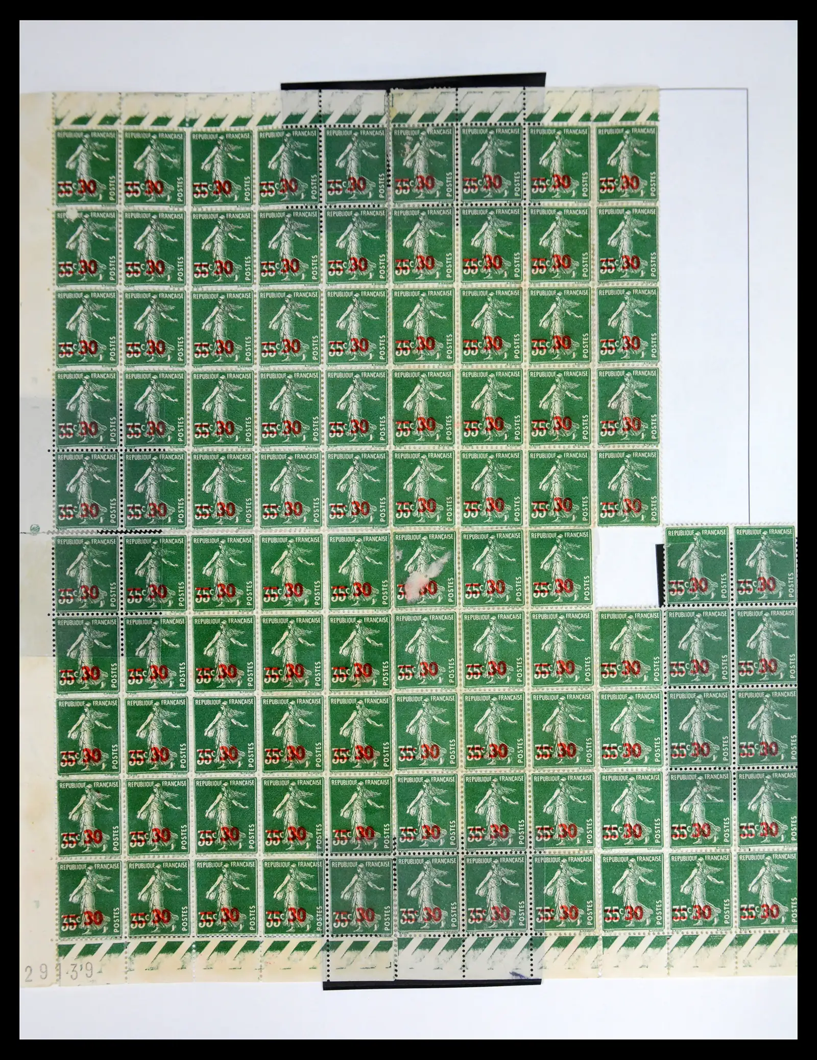 41596 0064 - Stamp collection 41596 France sheets/part sheets 1938-1970.