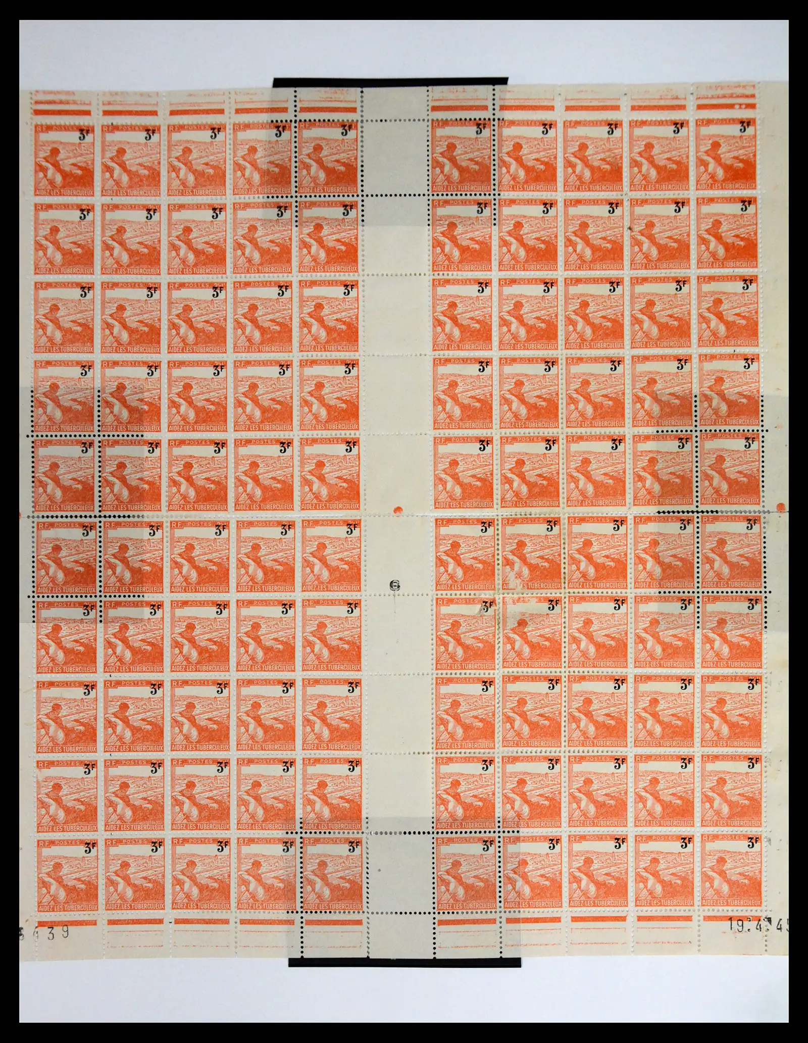 41596 0070 - Stamp collection 41596 France sheets/part sheets 1938-1970.