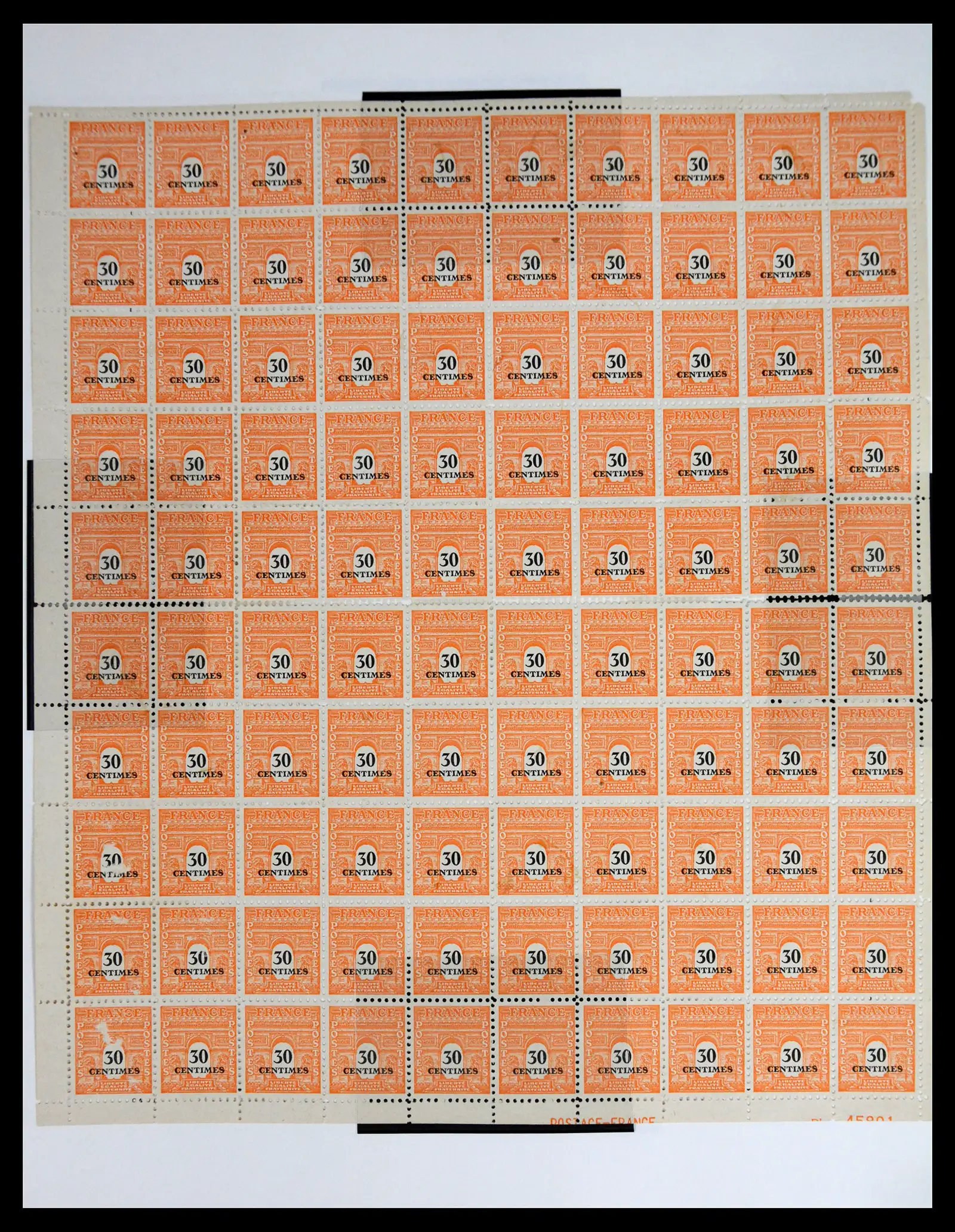 41596 0071 - Stamp collection 41596 France sheets/part sheets 1938-1970.