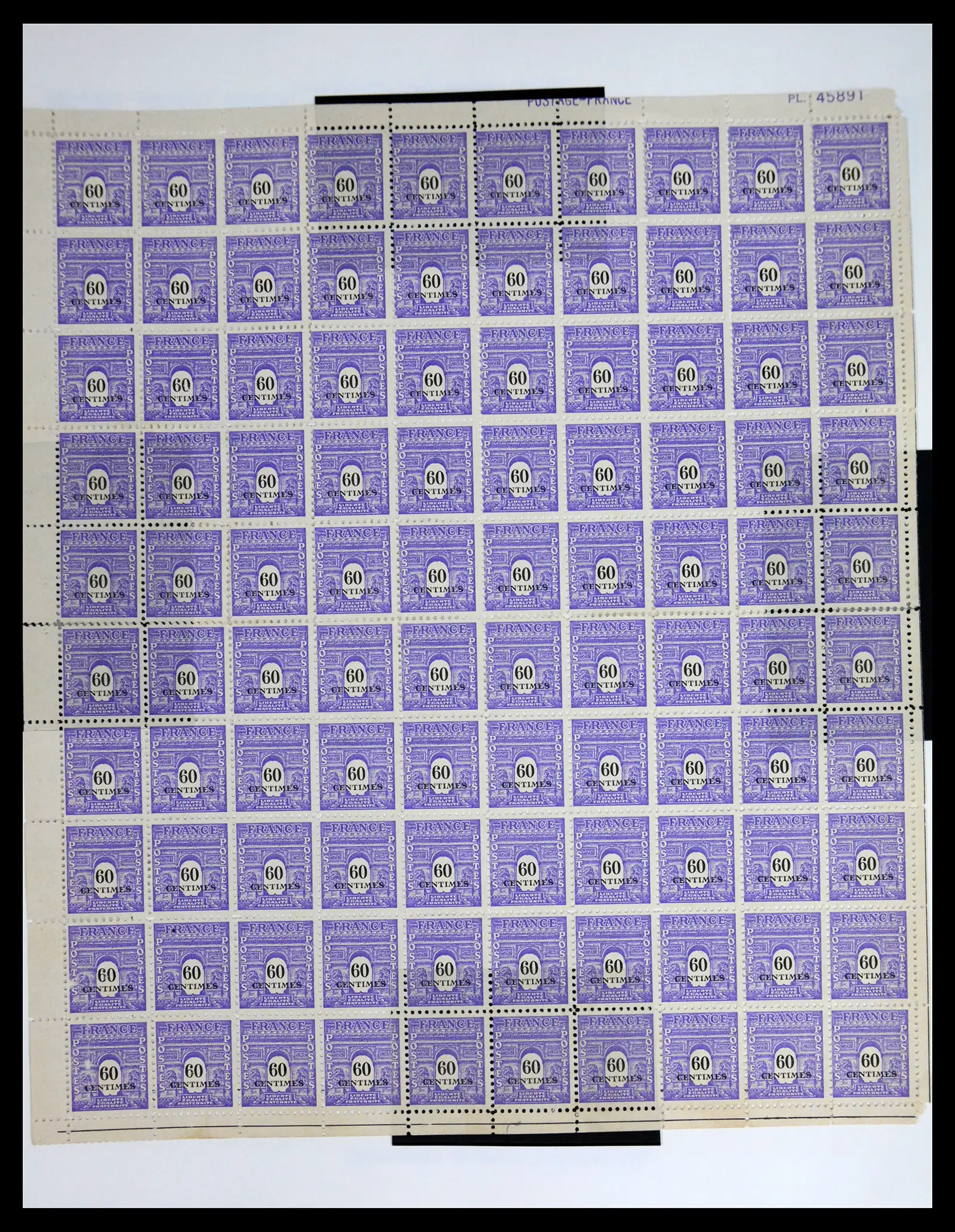 41596 0074 - Stamp collection 41596 France sheets/part sheets 1938-1970.