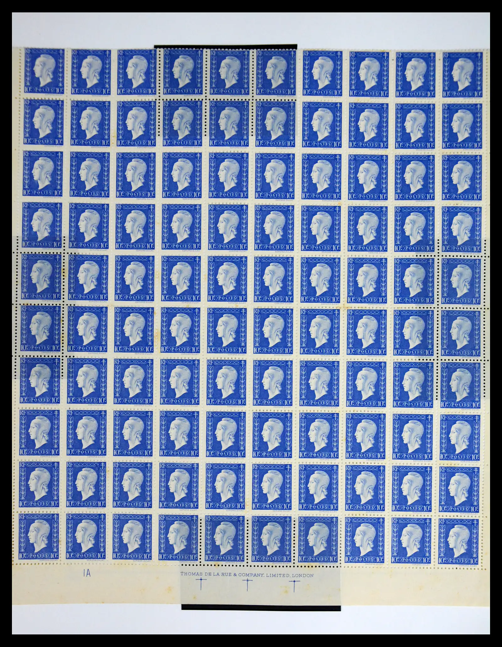41596 0075 - Stamp collection 41596 France sheets/part sheets 1938-1970.