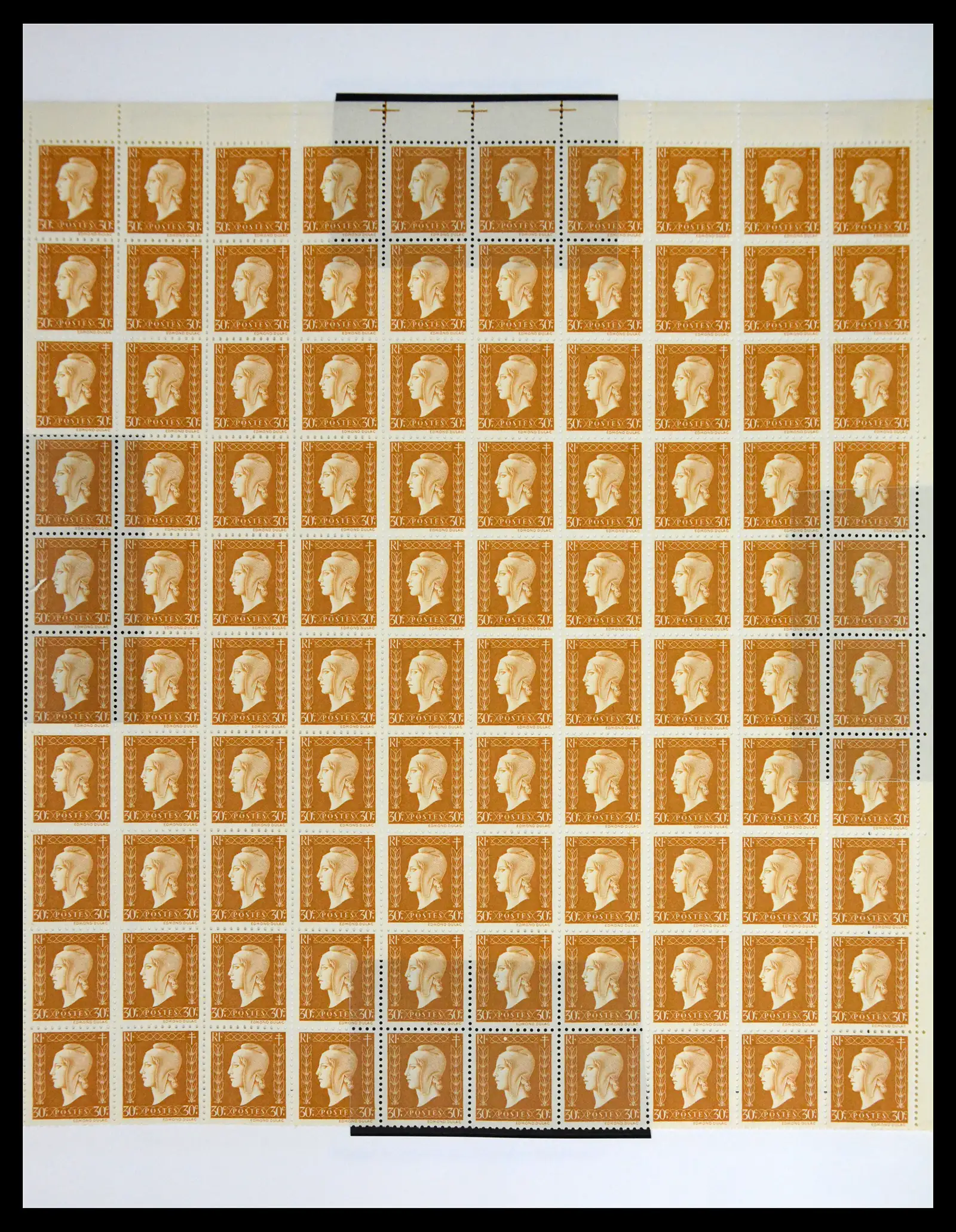 41596 0076 - Stamp collection 41596 France sheets/part sheets 1938-1970.