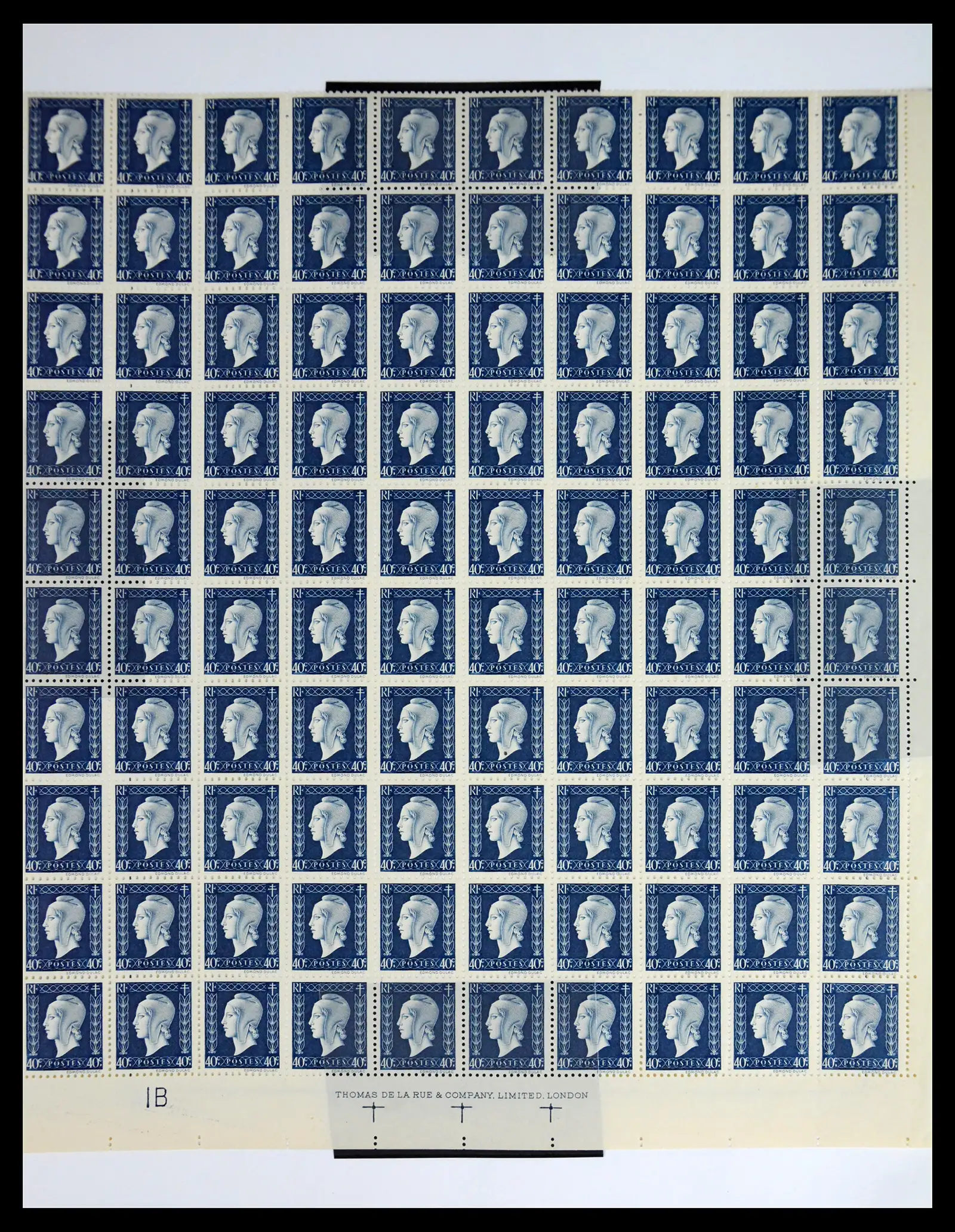 41596 0077 - Stamp collection 41596 France sheets/part sheets 1938-1970.