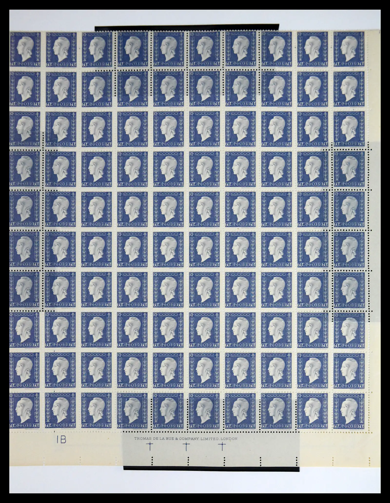 41596 0079 - Stamp collection 41596 France sheets/part sheets 1938-1970.