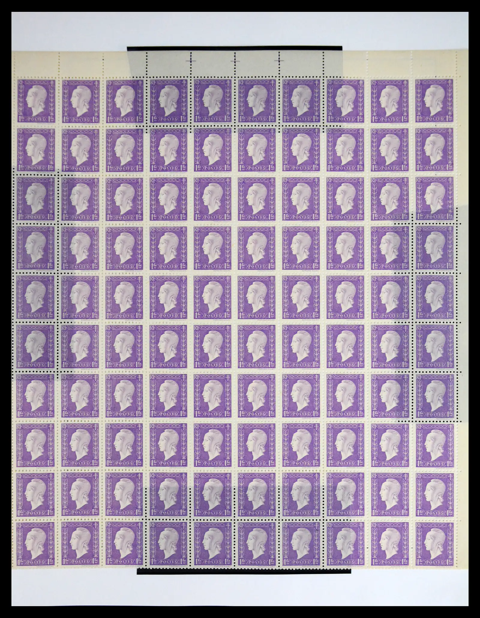 41596 0082 - Stamp collection 41596 France sheets/part sheets 1938-1970.