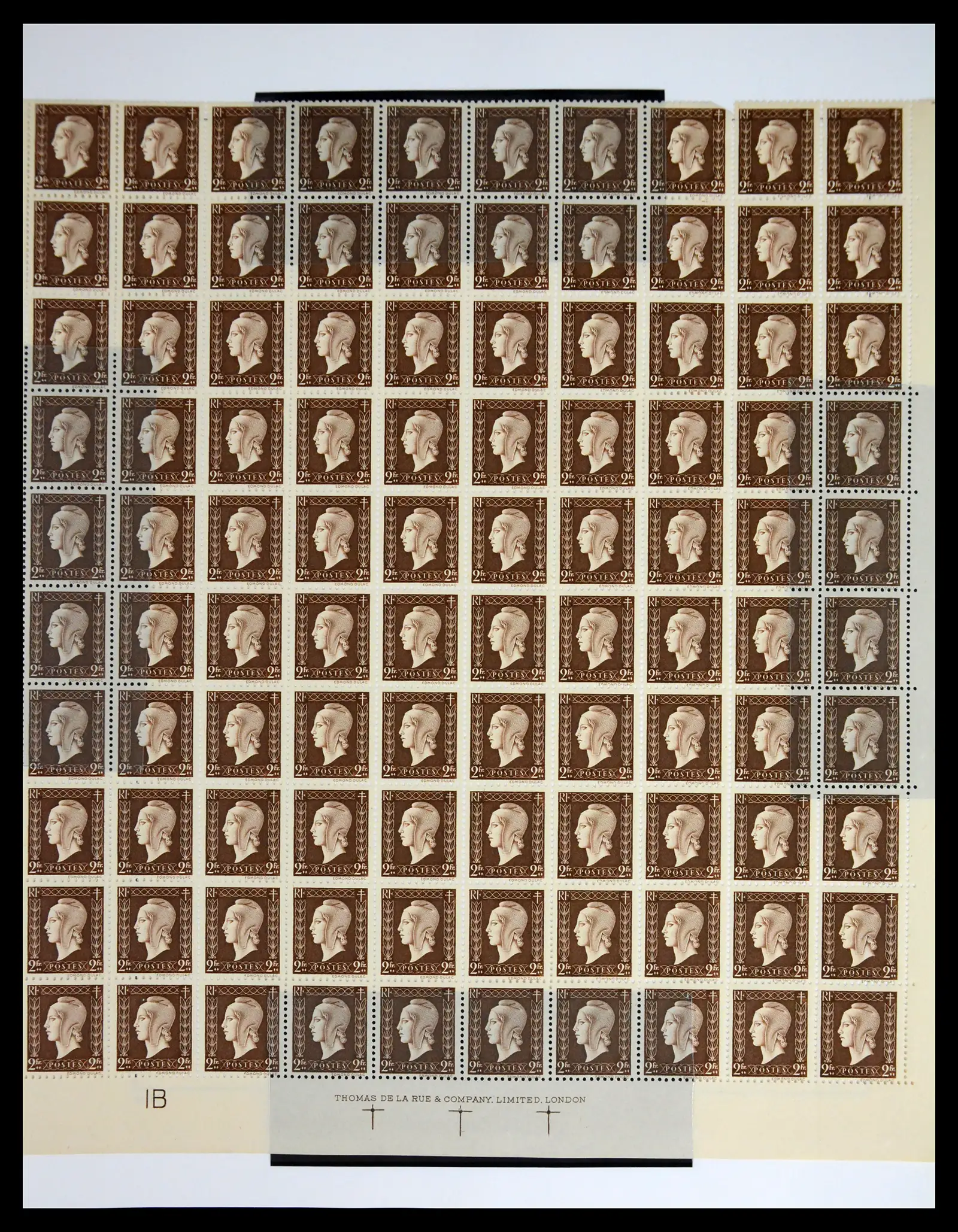 41596 0085 - Stamp collection 41596 France sheets/part sheets 1938-1970.